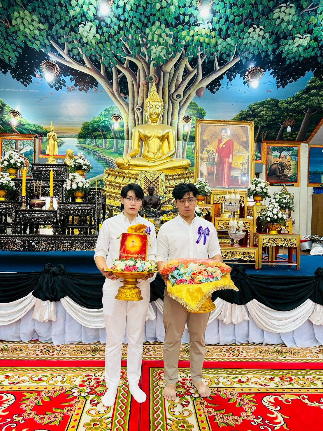 ภาพร่วมพิธีกรรมวัดบ้านโป่ง