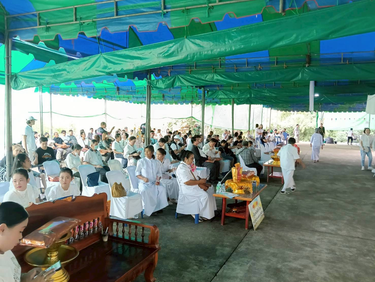 ภาพร่วมพิธีกรรมสำนักสงฆ์ห้วยหนึ่ง