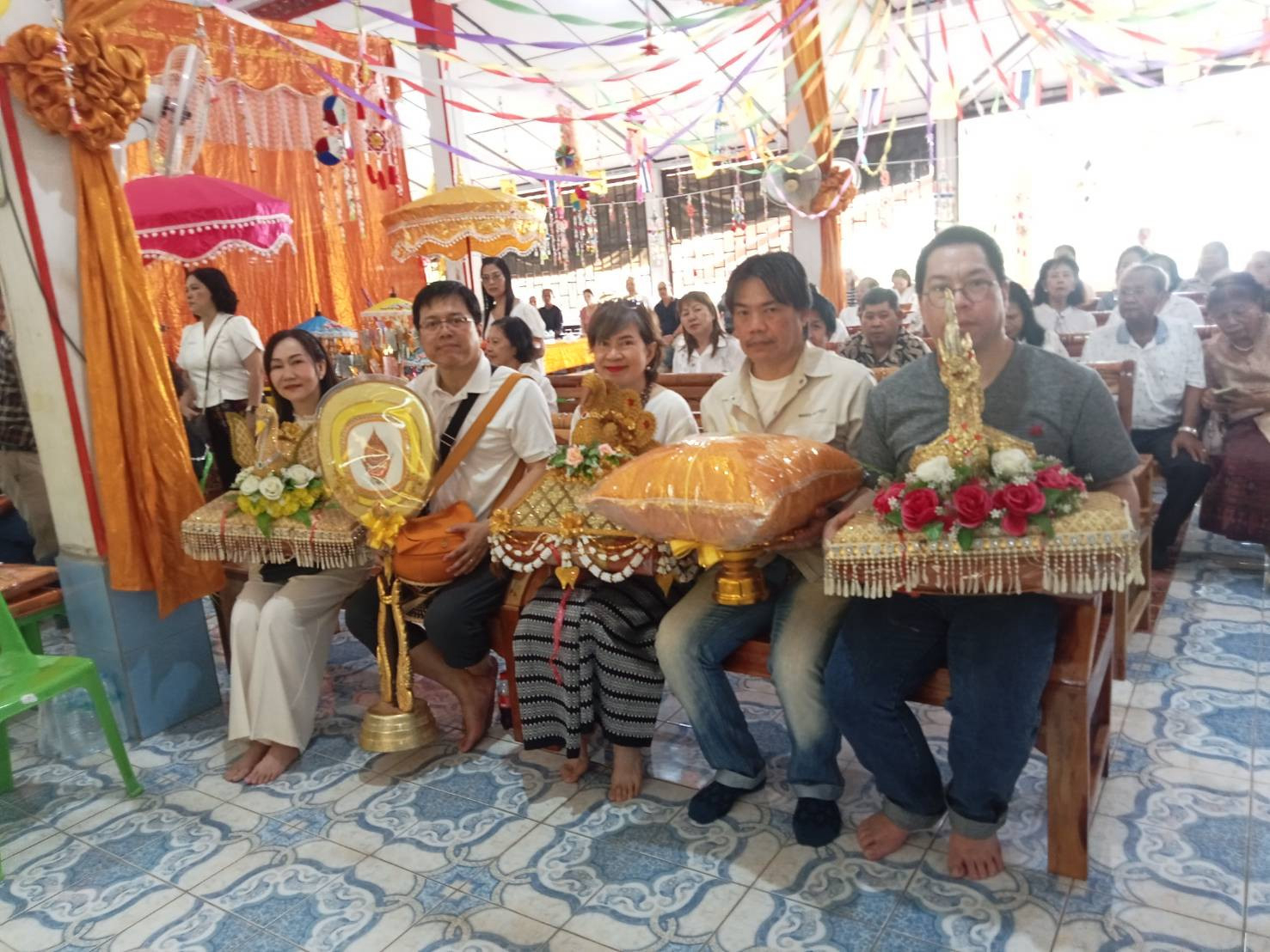 ภาพร่วมพิธีกรรมวัดเทวบุตร