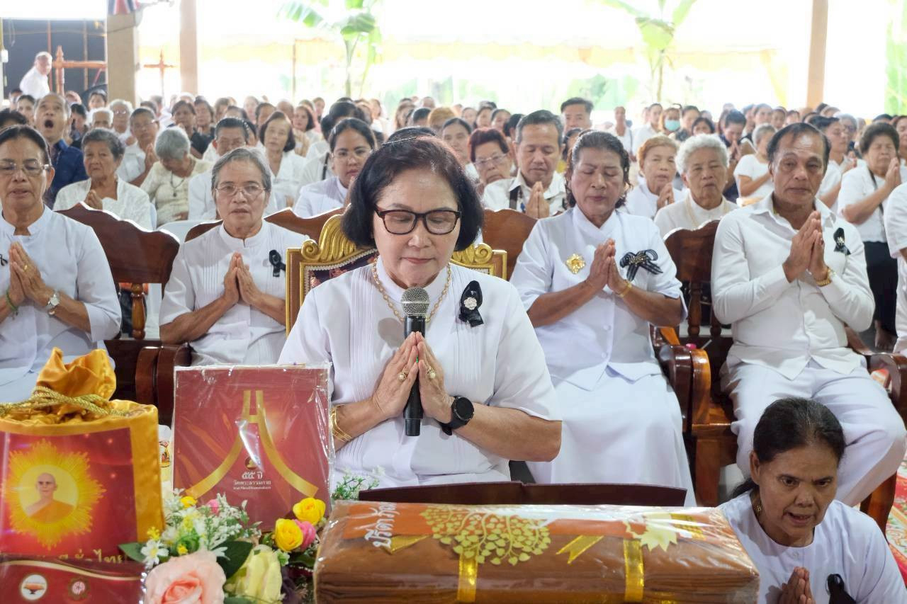 ภาพกล่าวคำถวายกฐินวัดทับปริก