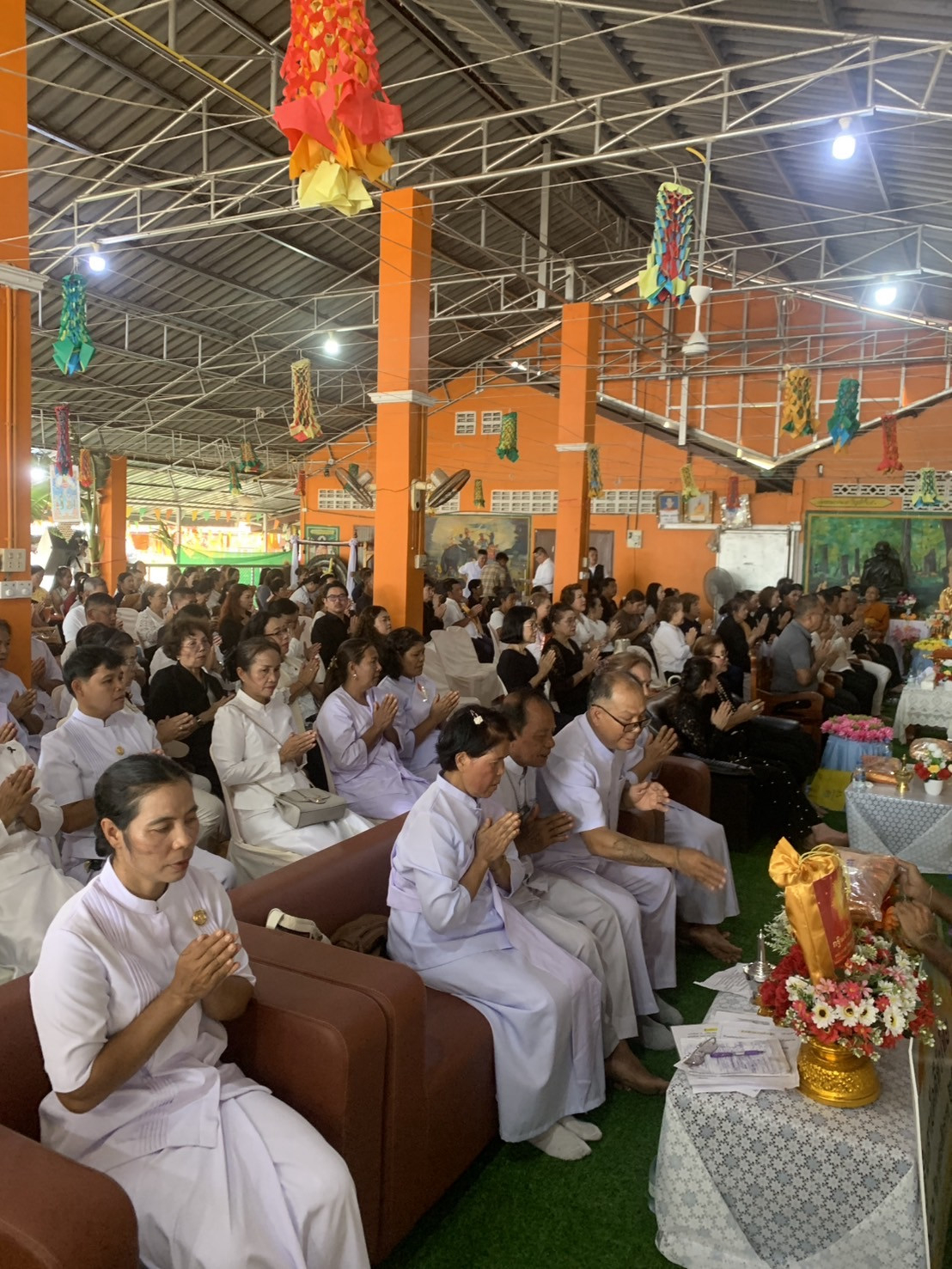 ภาพร่วมพิธีกรรมวัดชนาราม