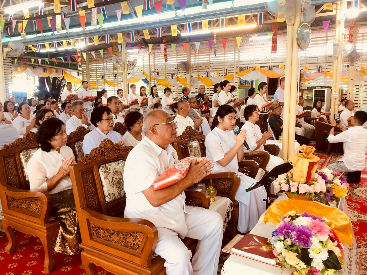 ภาพกล่าวคำถวายกฐินวัดต้นมื่น