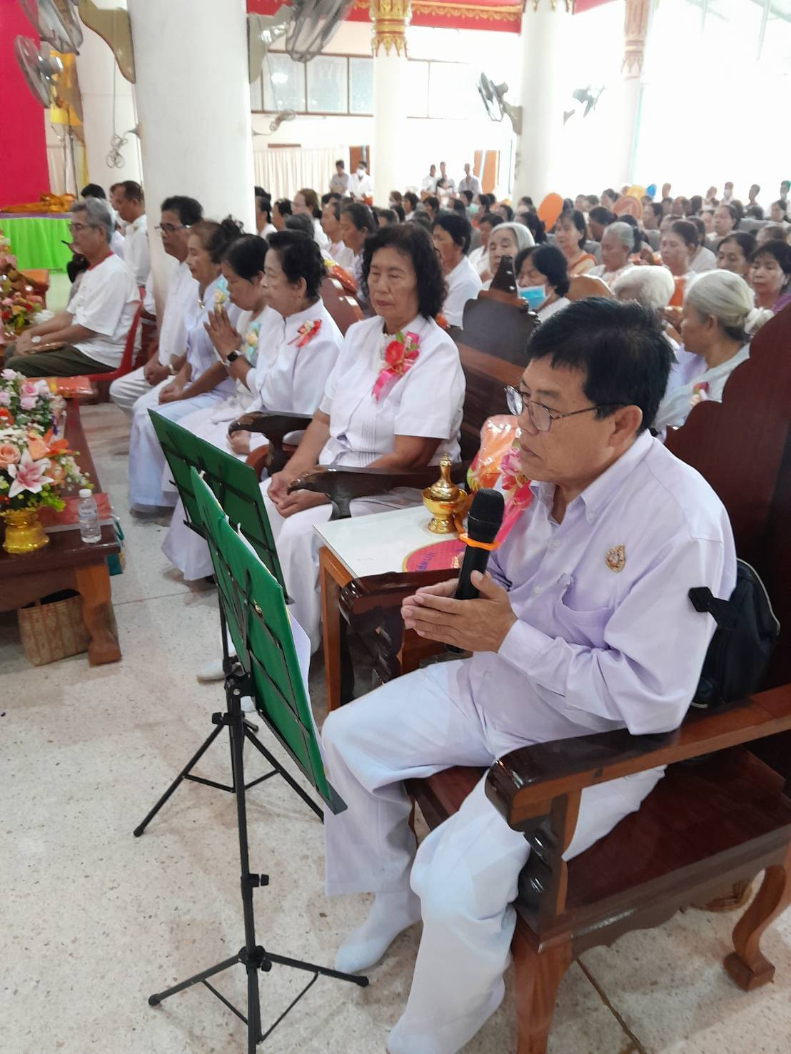 ภาพกล่าวคำถวายกฐินวัดราชพฤกษ์