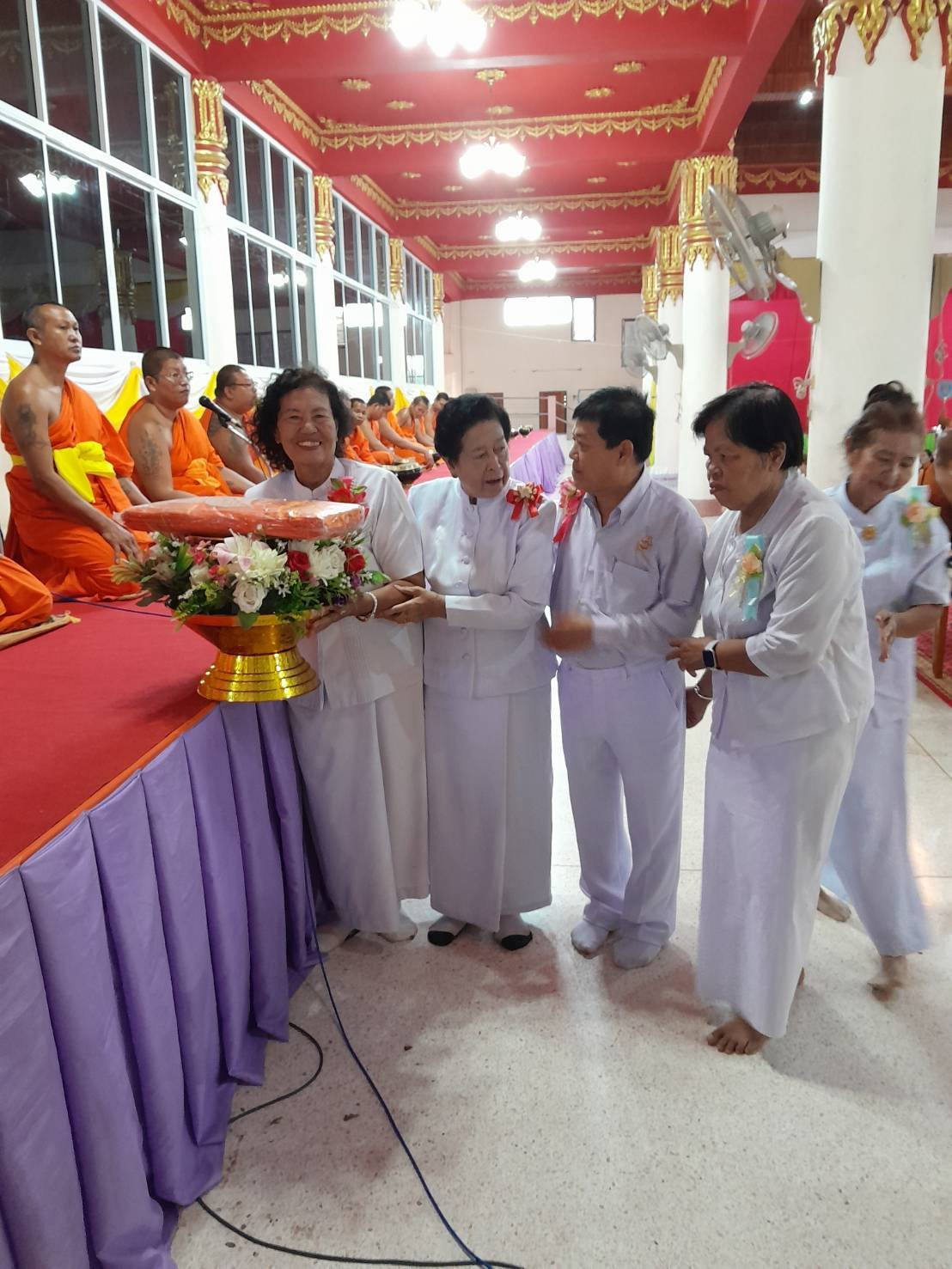 ภาพร่วมพิธีกรรมวัดราชพฤกษ์