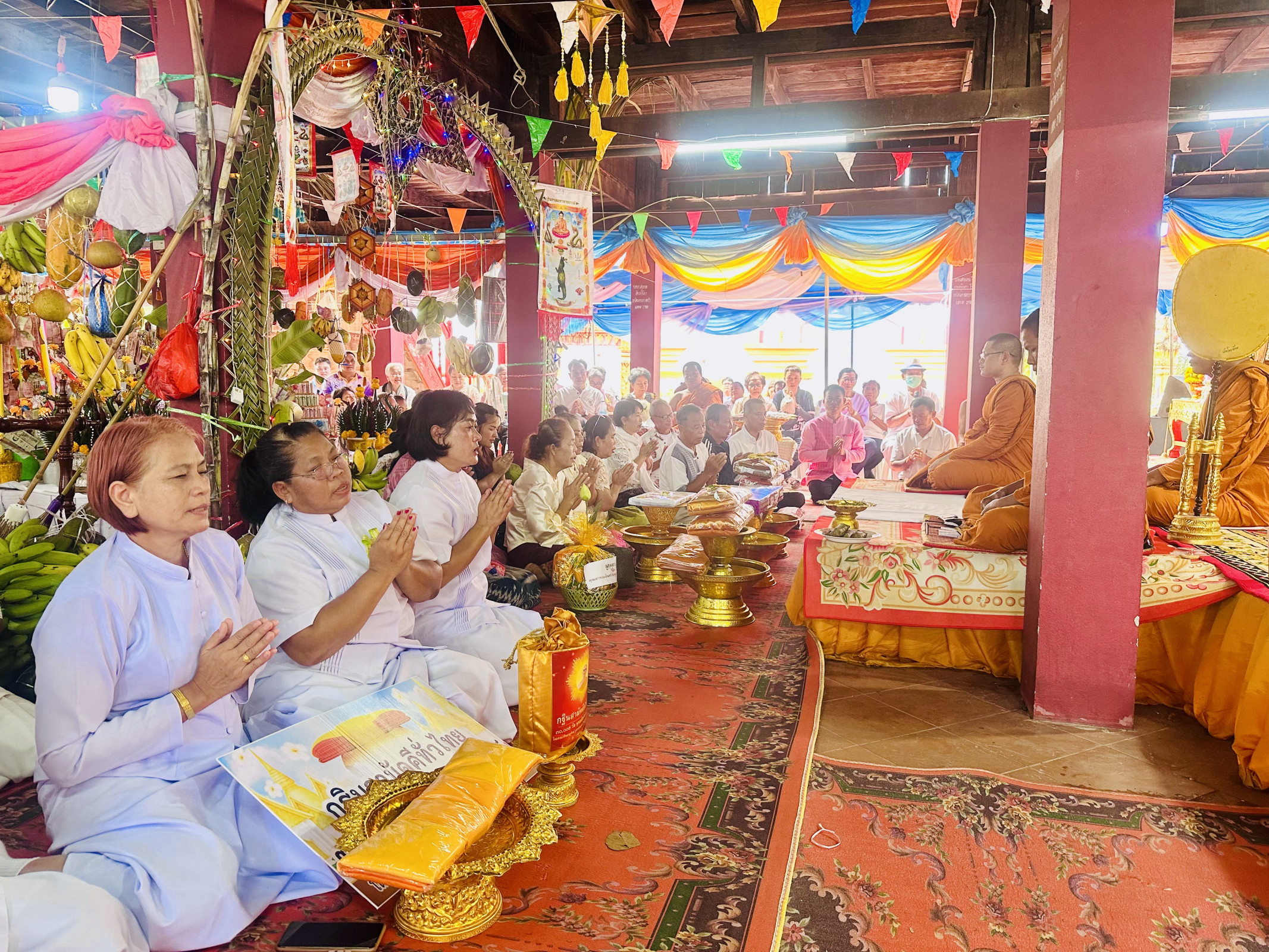 ภาพร่วมพิธีกรรมวัดโขงเจียม
