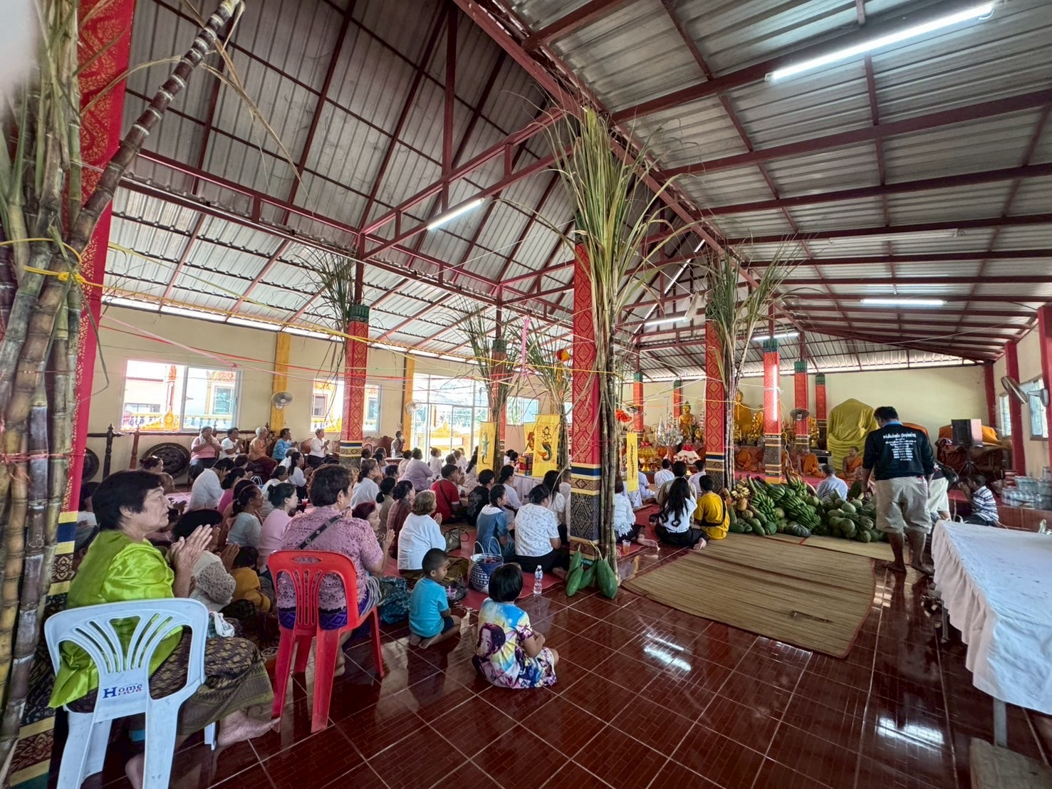 ภาพร่วมพิธีกรรมวัดบ้านแค