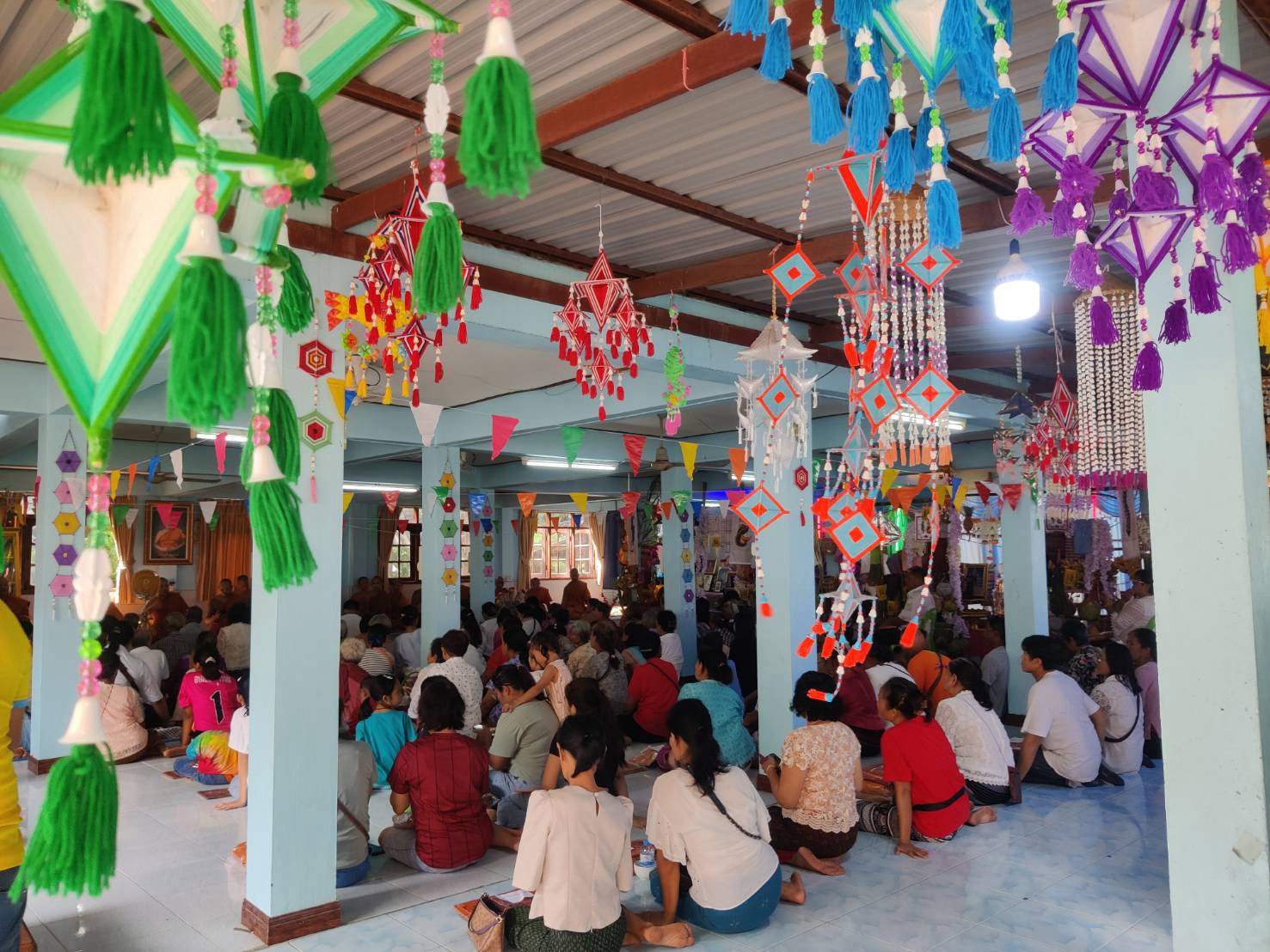 ภาพร่วมพิธีกรรมวัดชานุวรรณ