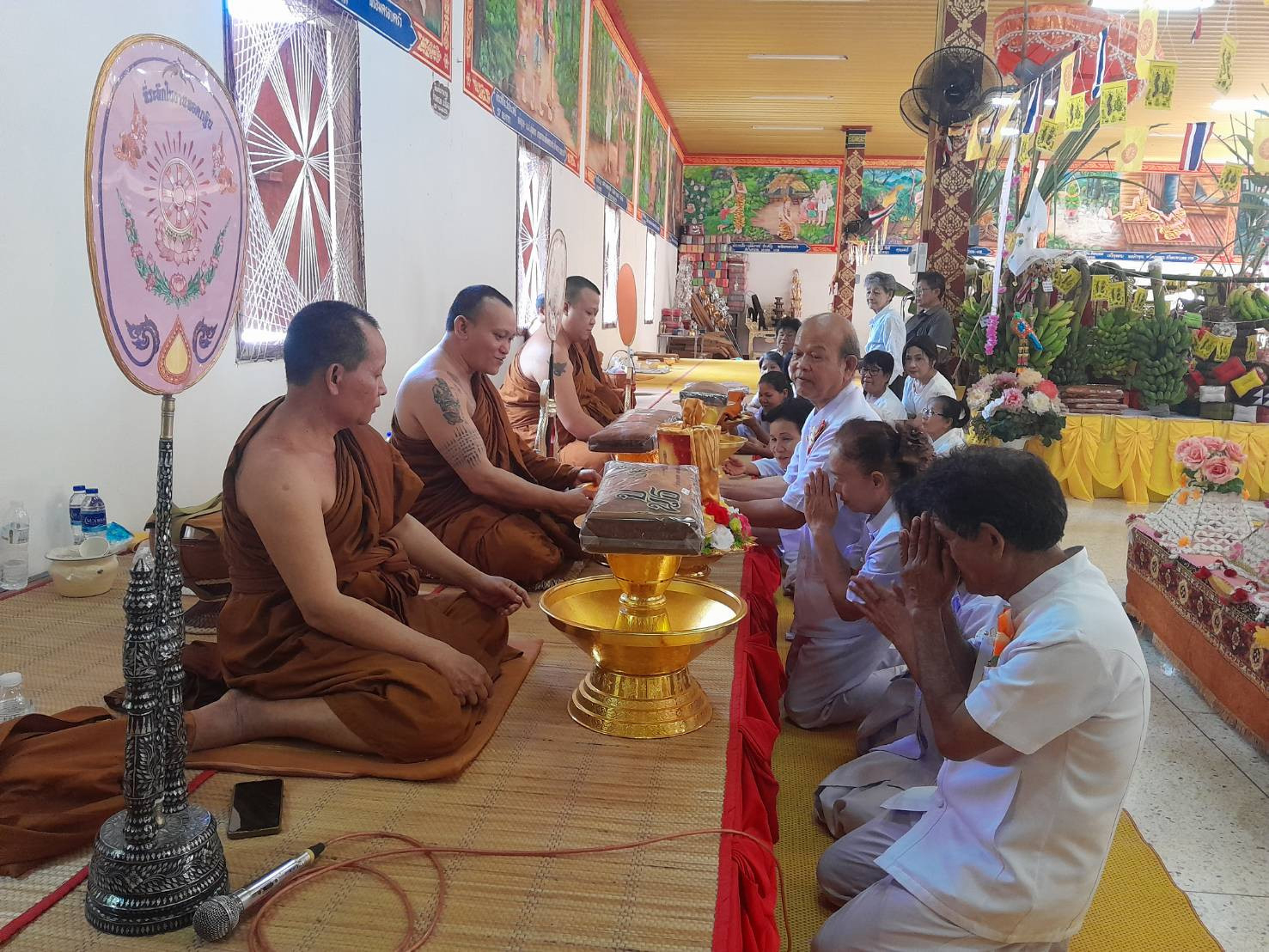 ภาพร่วมพิธีกรรมวัดจันทร์เกษม