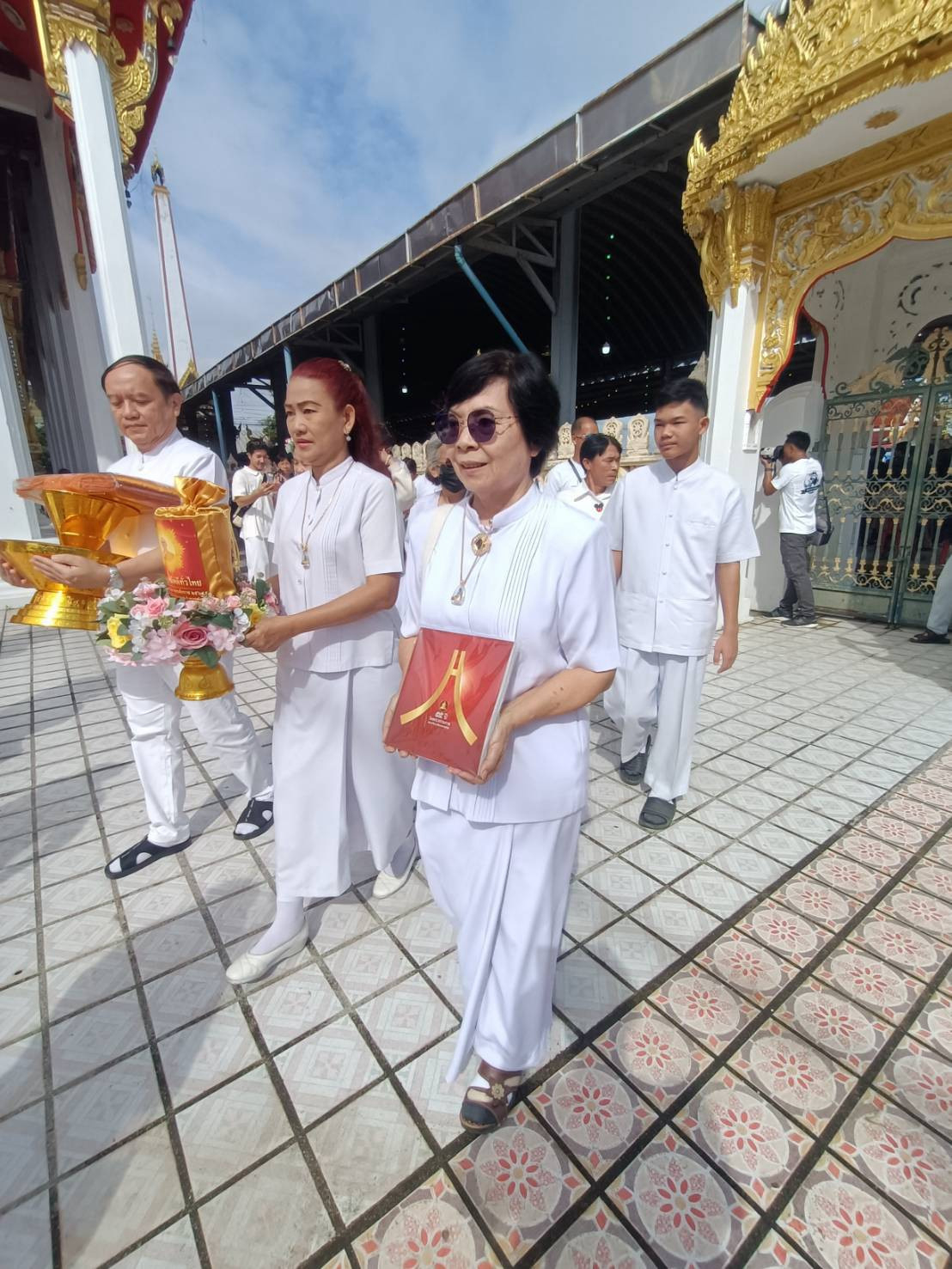 ภาพร่วมขบวนกฐินวัดงิ้วราย