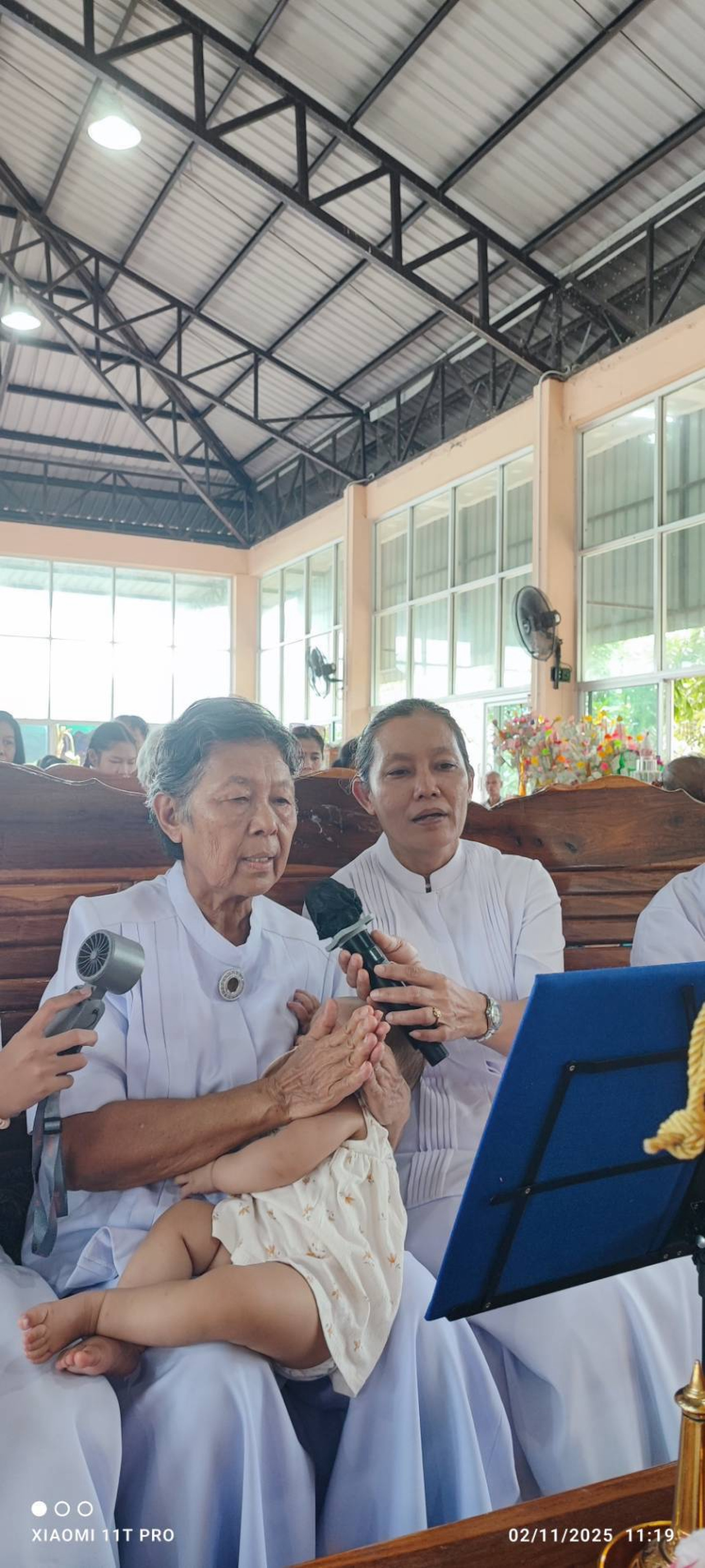 ภาพกล่าวคำถวายกฐินวัดโป่งยอ