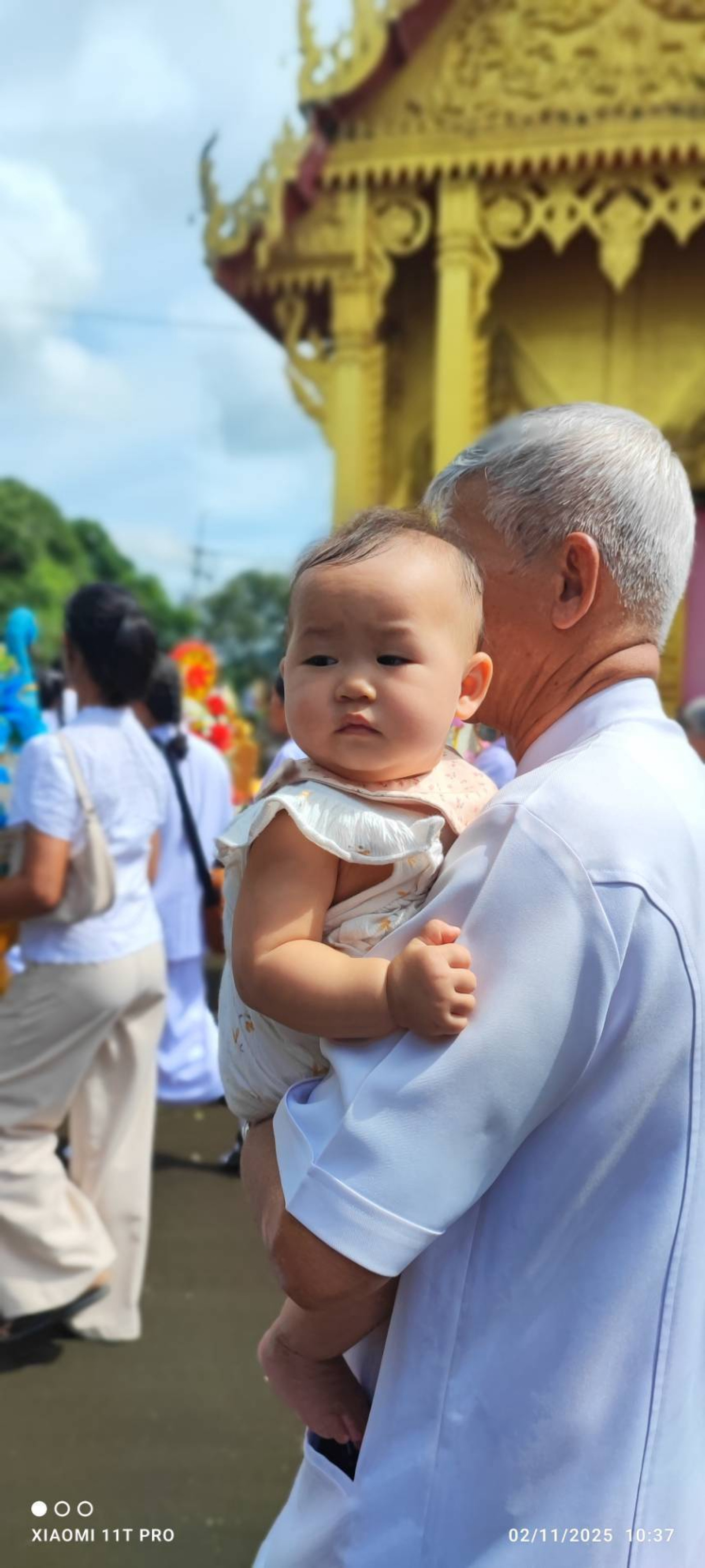 ภาพร่วมพิธีกรรมวัดโป่งยอ