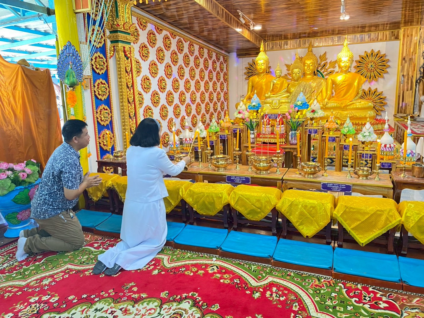 ภาพร่วมพิธีกรรมวัดศรีษะเมือง