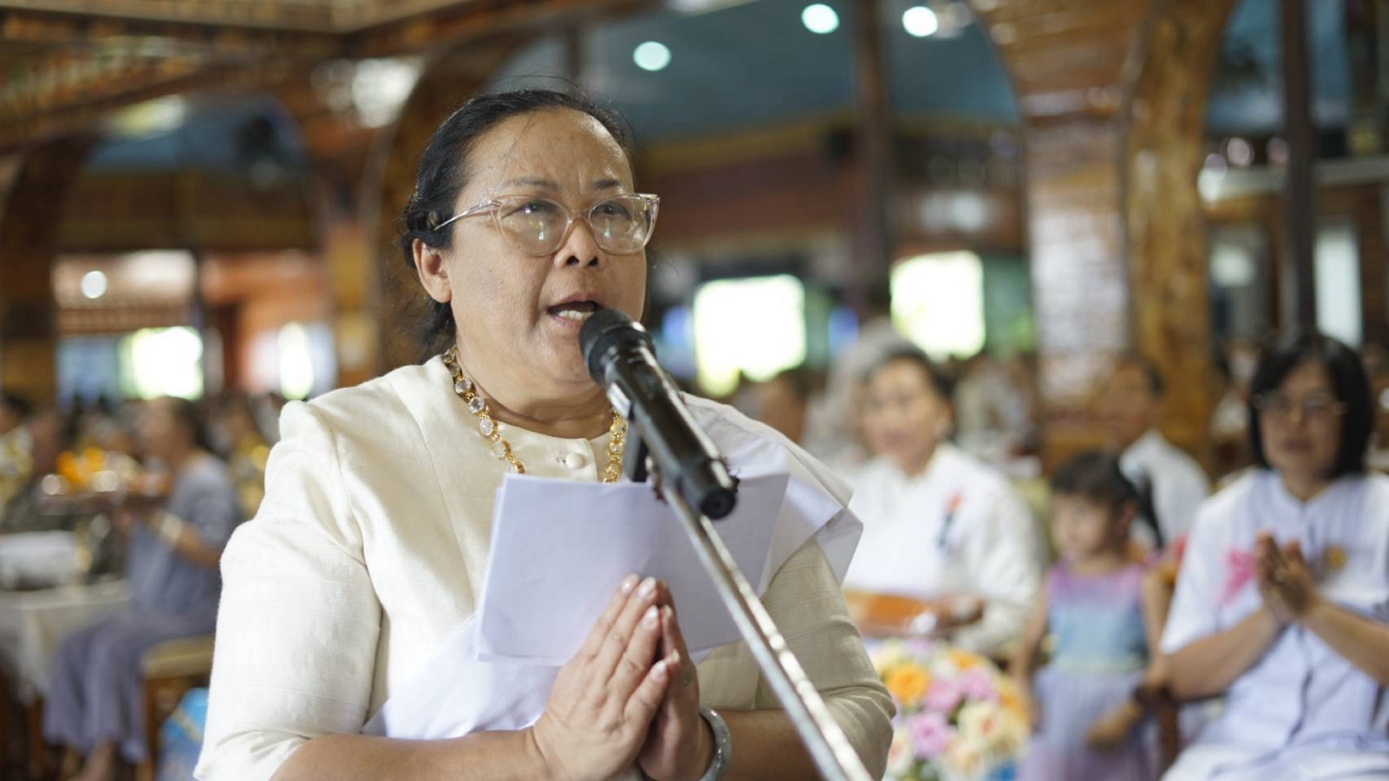 ภาพกล่าวคำถวายกฐินวัดศาลาลำดวน