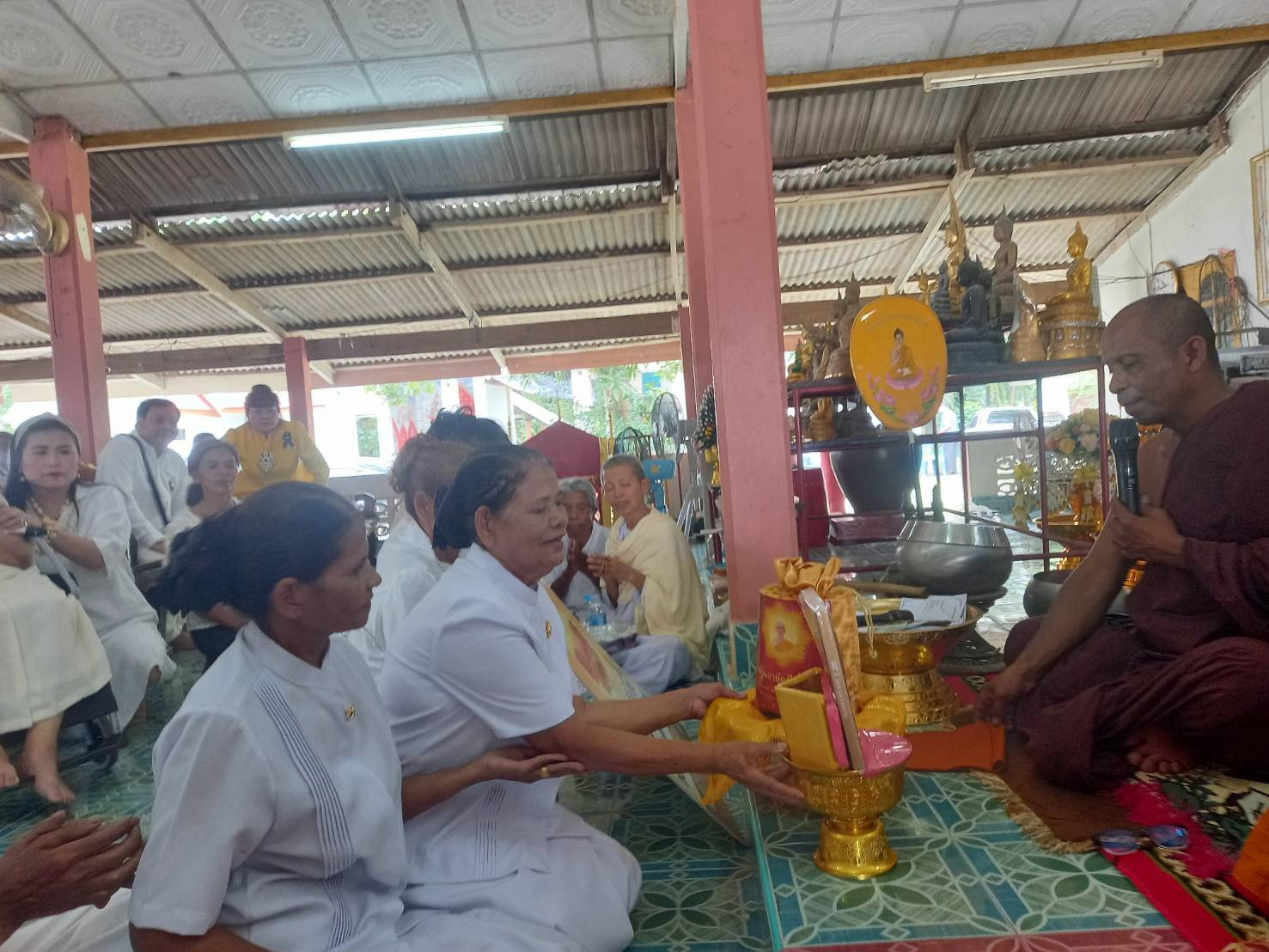 ภาพร่วมพิธีกรรมวัดคลองแรด