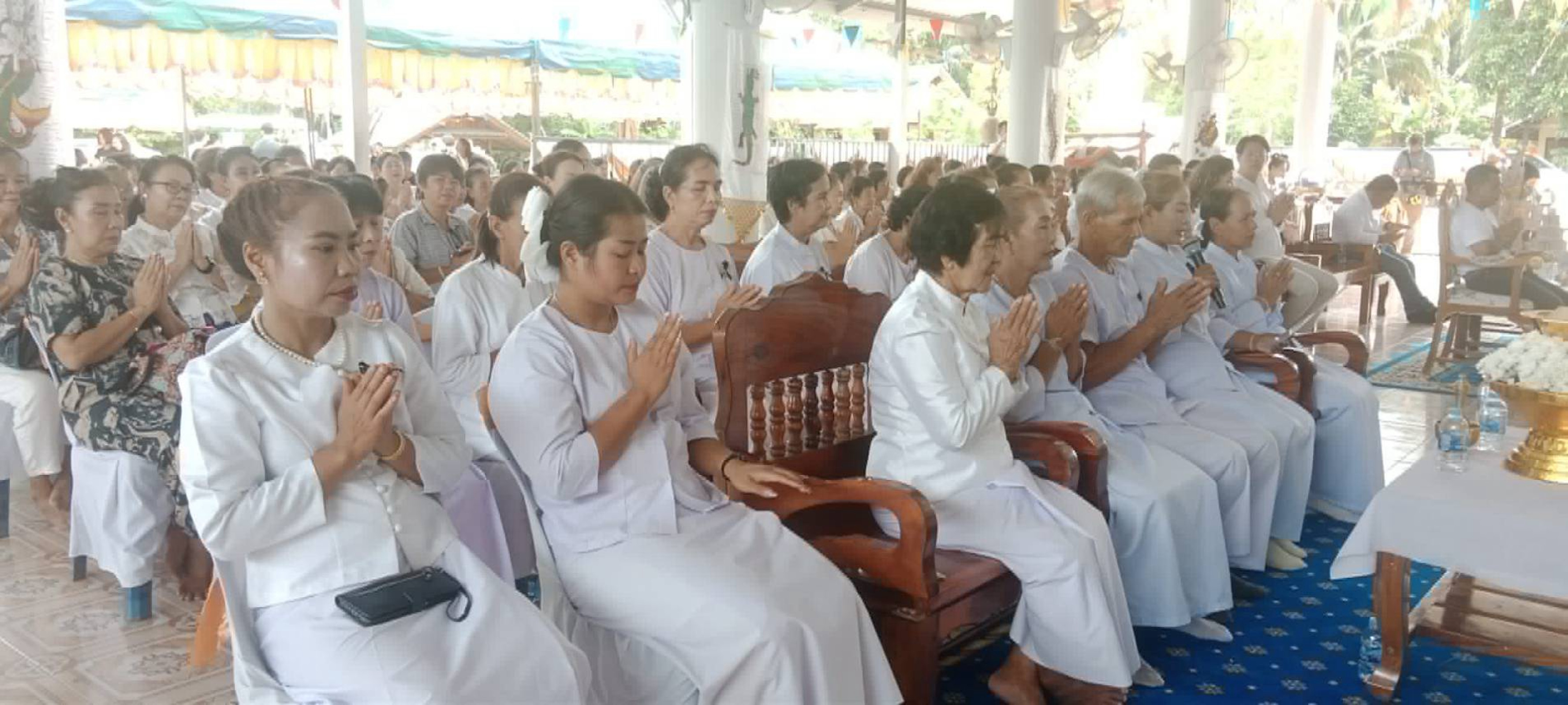 ภาพร่วมพิธีกรรมสำนักสงฆ์บ้านในควน