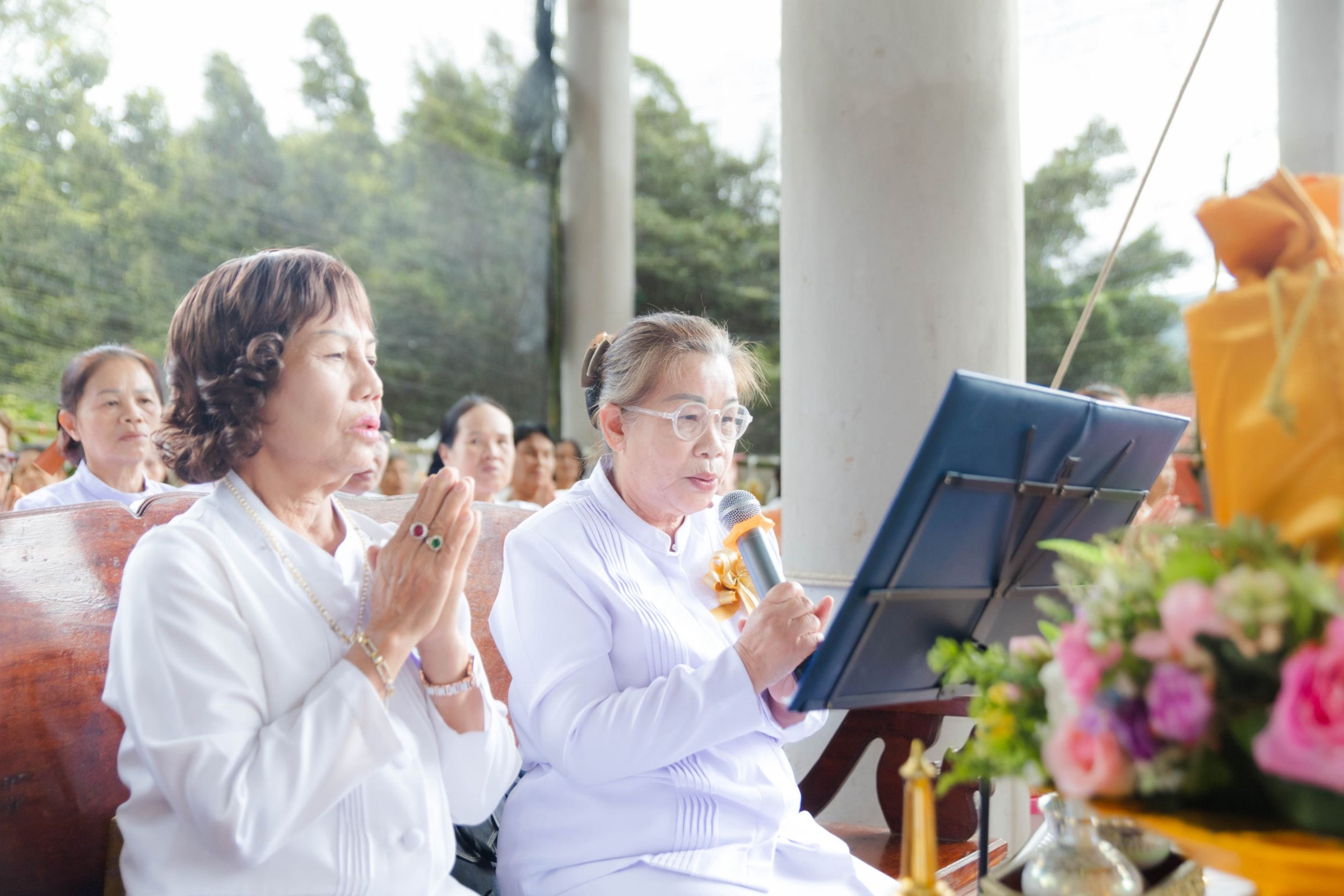 ภาพกล่าวคำถวายกฐินวัดศรีภูเรือ