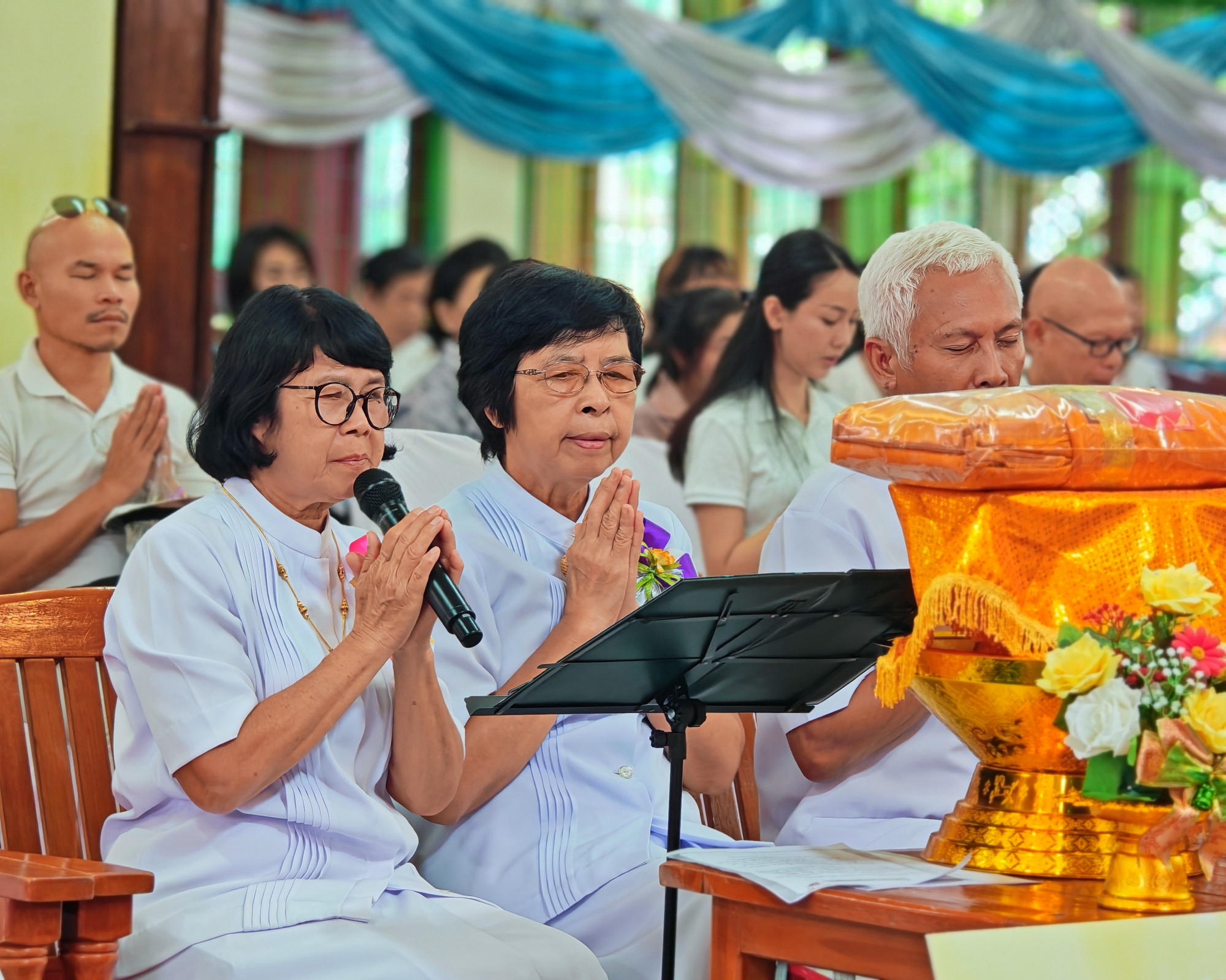 ภาพกล่าวคำถวายกฐินวัดกลาง