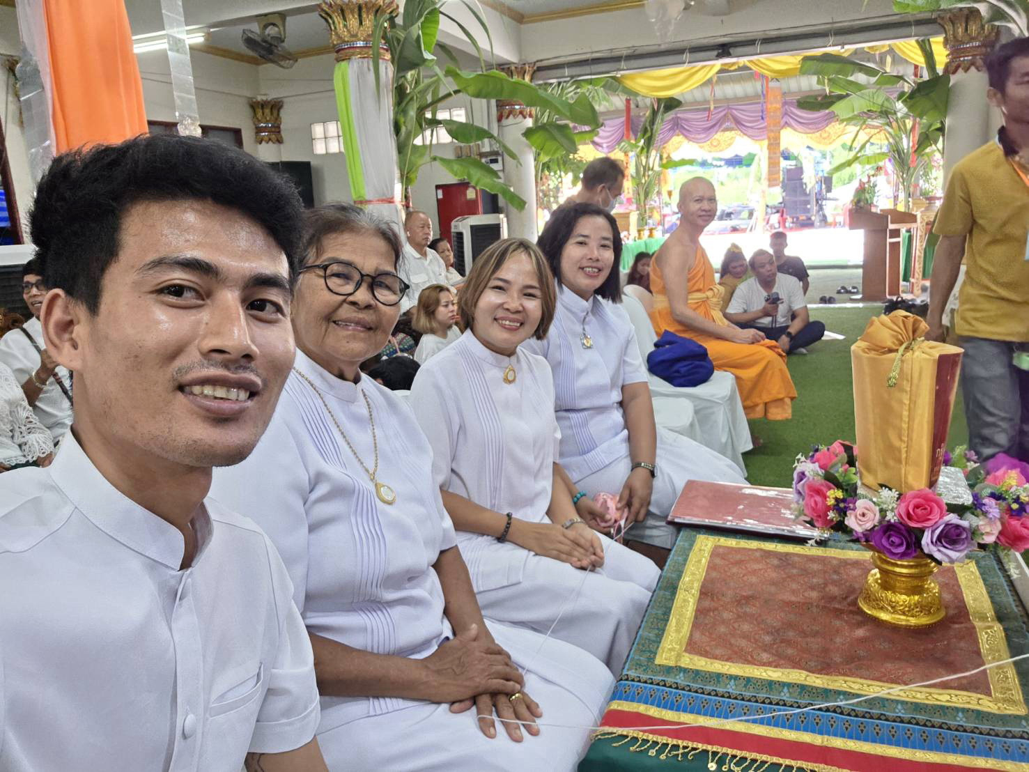 ภาพร่วมพิธีกรรมวัดวิสุทธาราม(บางสีคต)