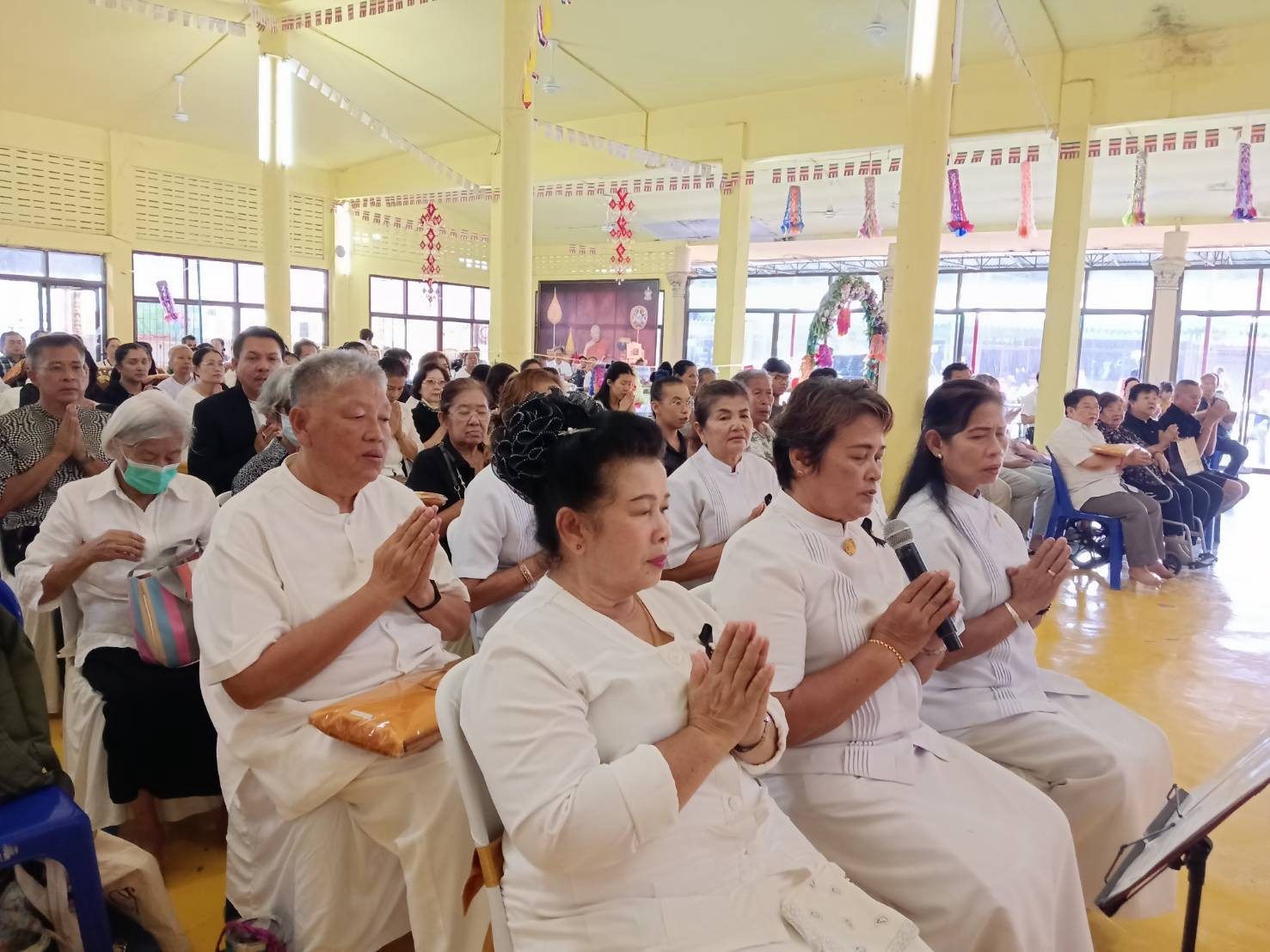 ภาพกล่าวคำถวายกฐินวัดป่าท่าทราย