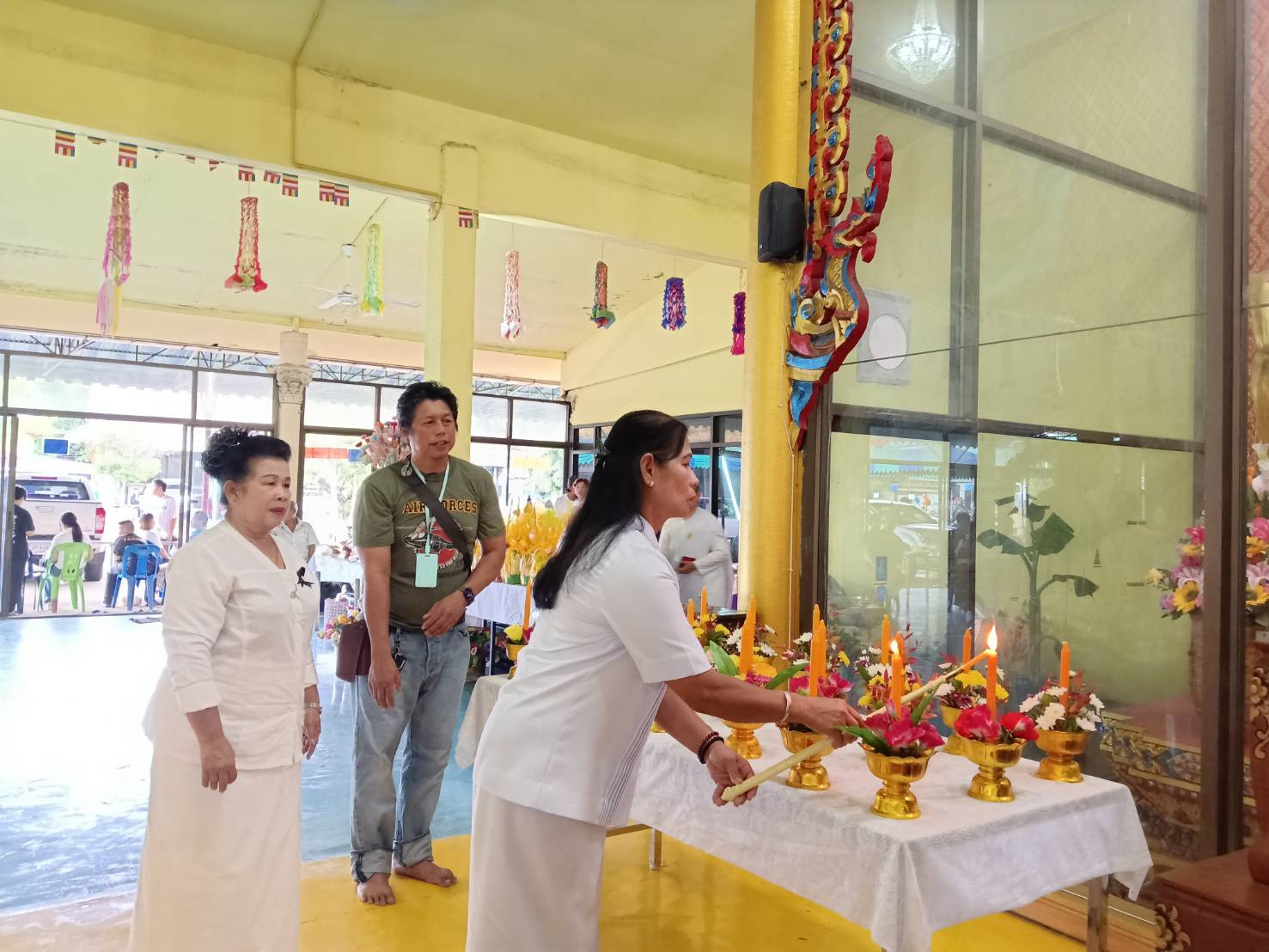 ภาพร่วมพิธีกรรมวัดป่าท่าทราย