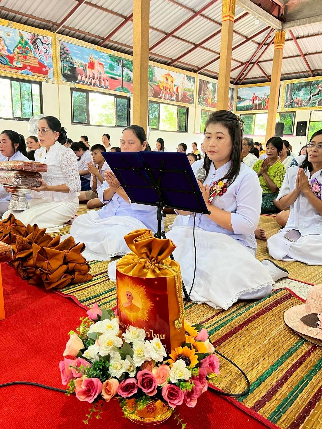 ภาพกล่าวคำถวายกฐินวัดสมสนุก