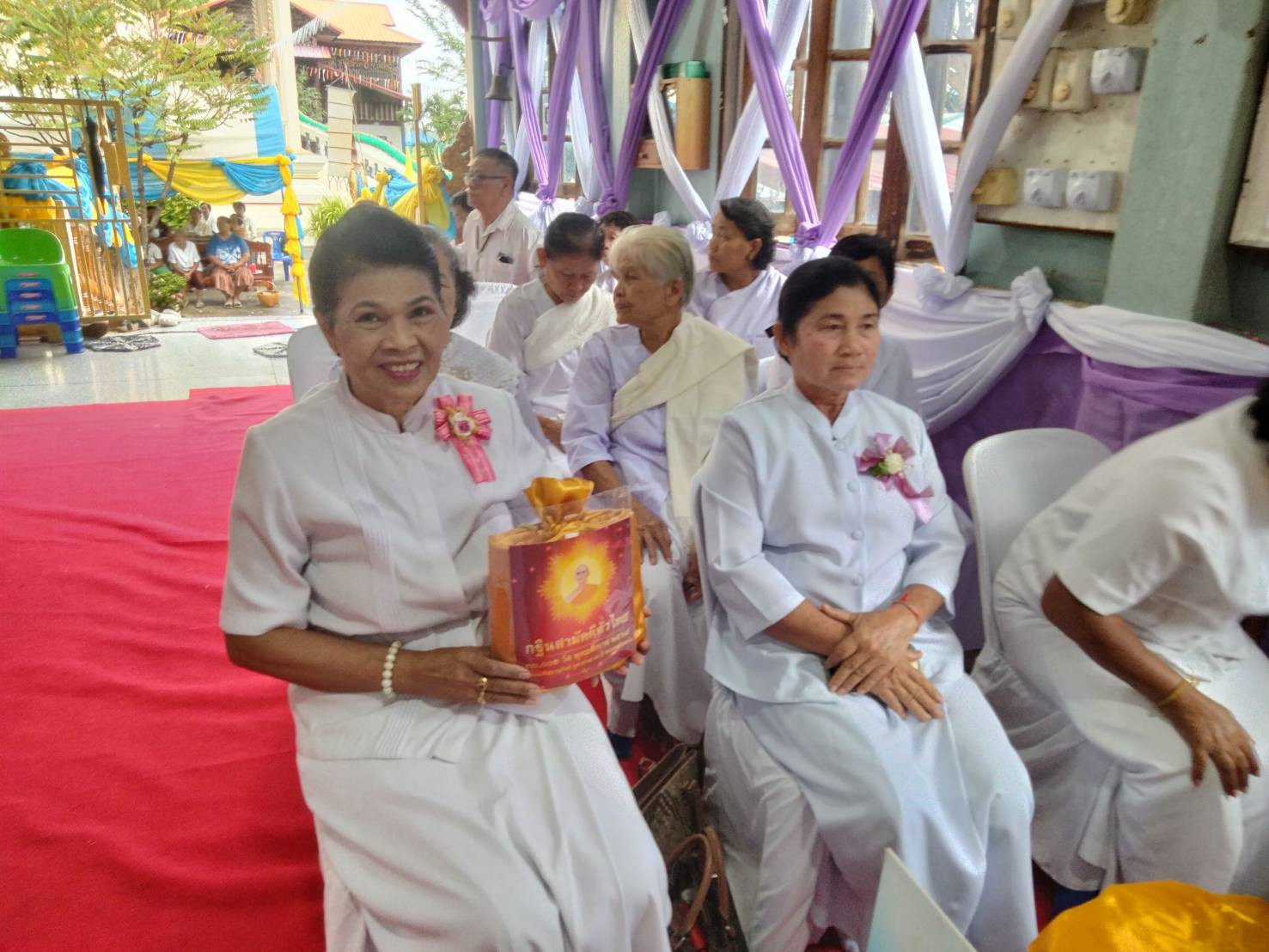 ภาพร่วมพิธีกรรมวัดศรีวราหเขต