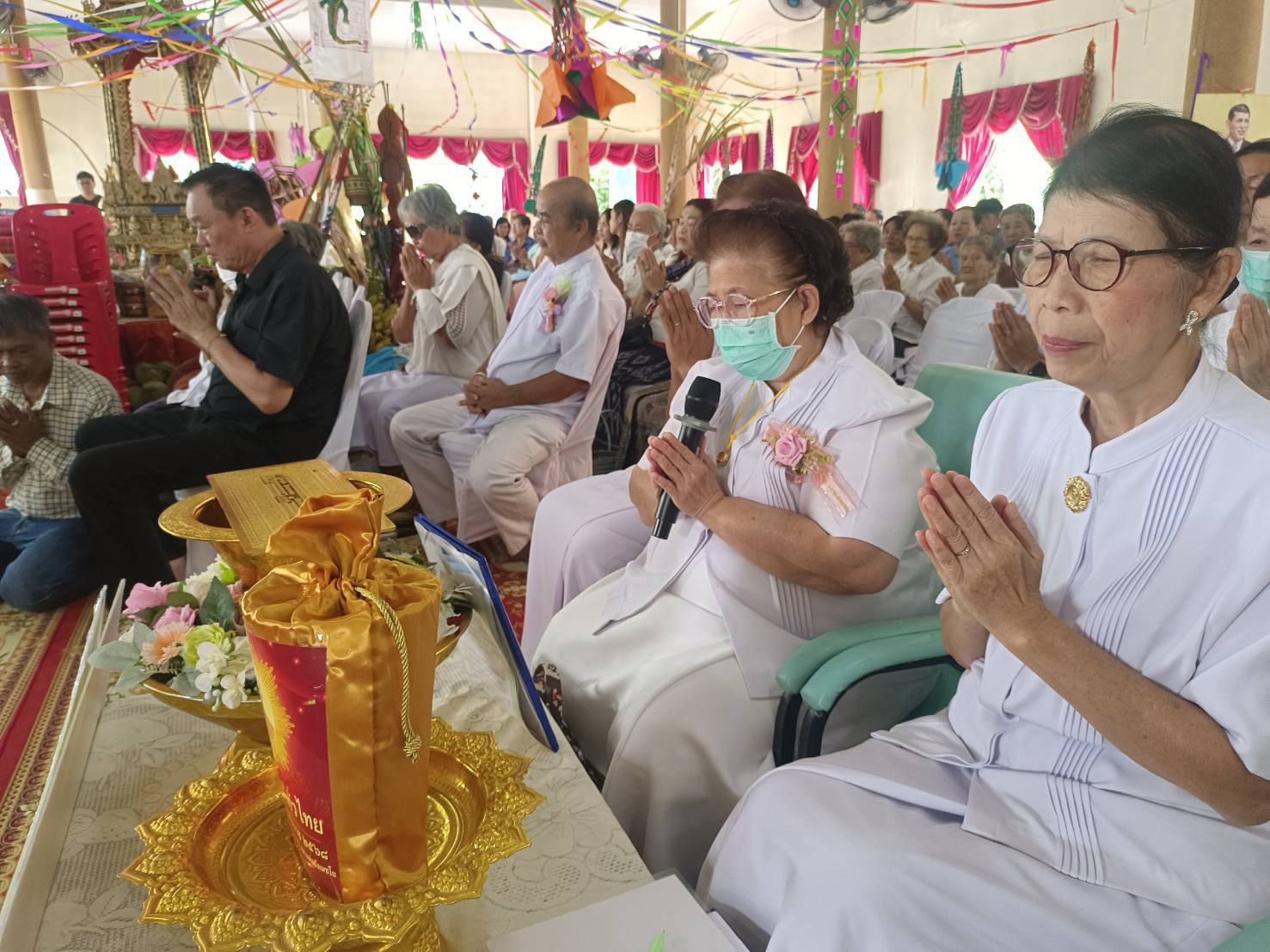 ภาพกล่าวคำถวายกฐินวัดป่าศรีไพรวัน