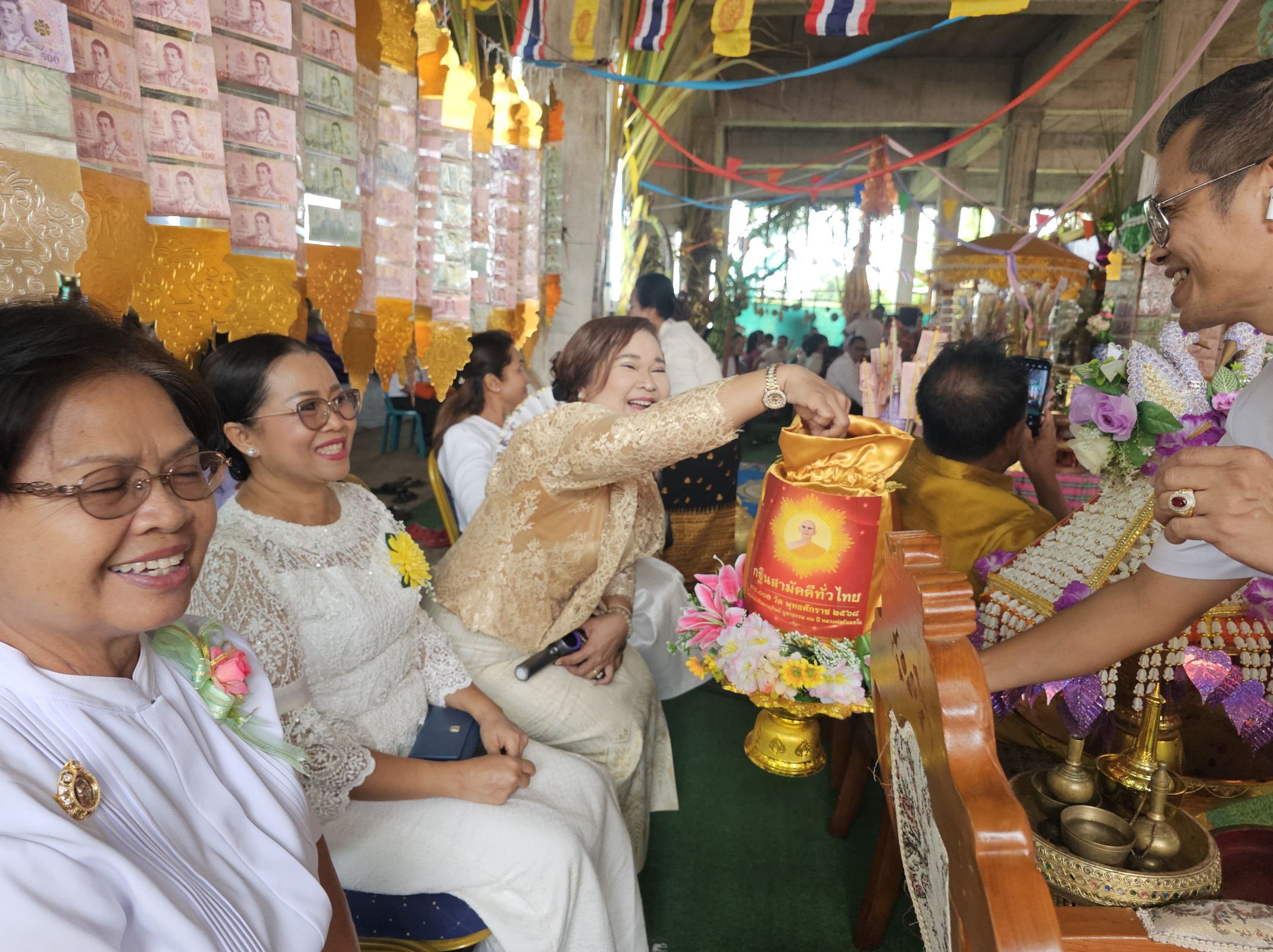 ภาพร่วมพิธีกรรมวัดศิริบุญธรรม