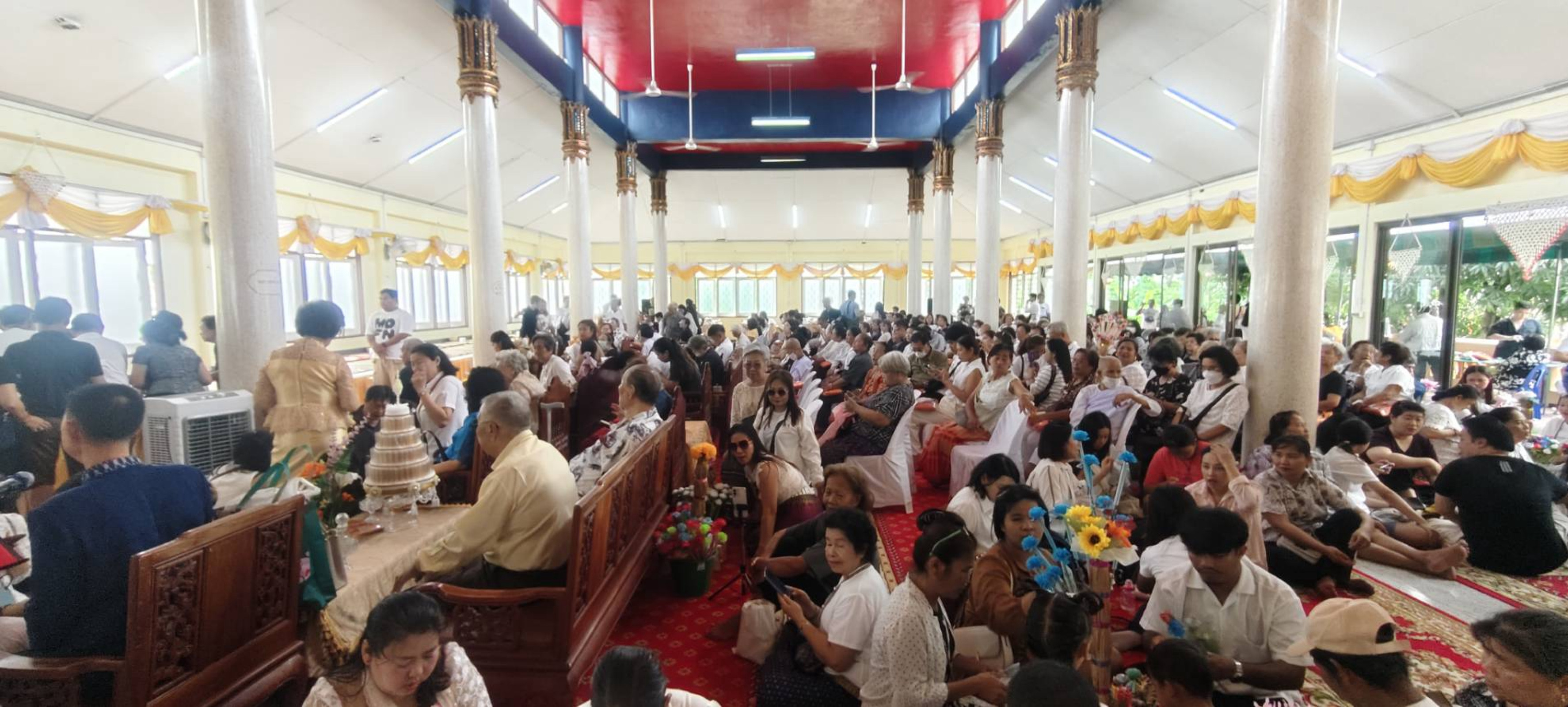 ภาพร่วมพิธีกรรมวัดโพธิยาราม (ทองคง)