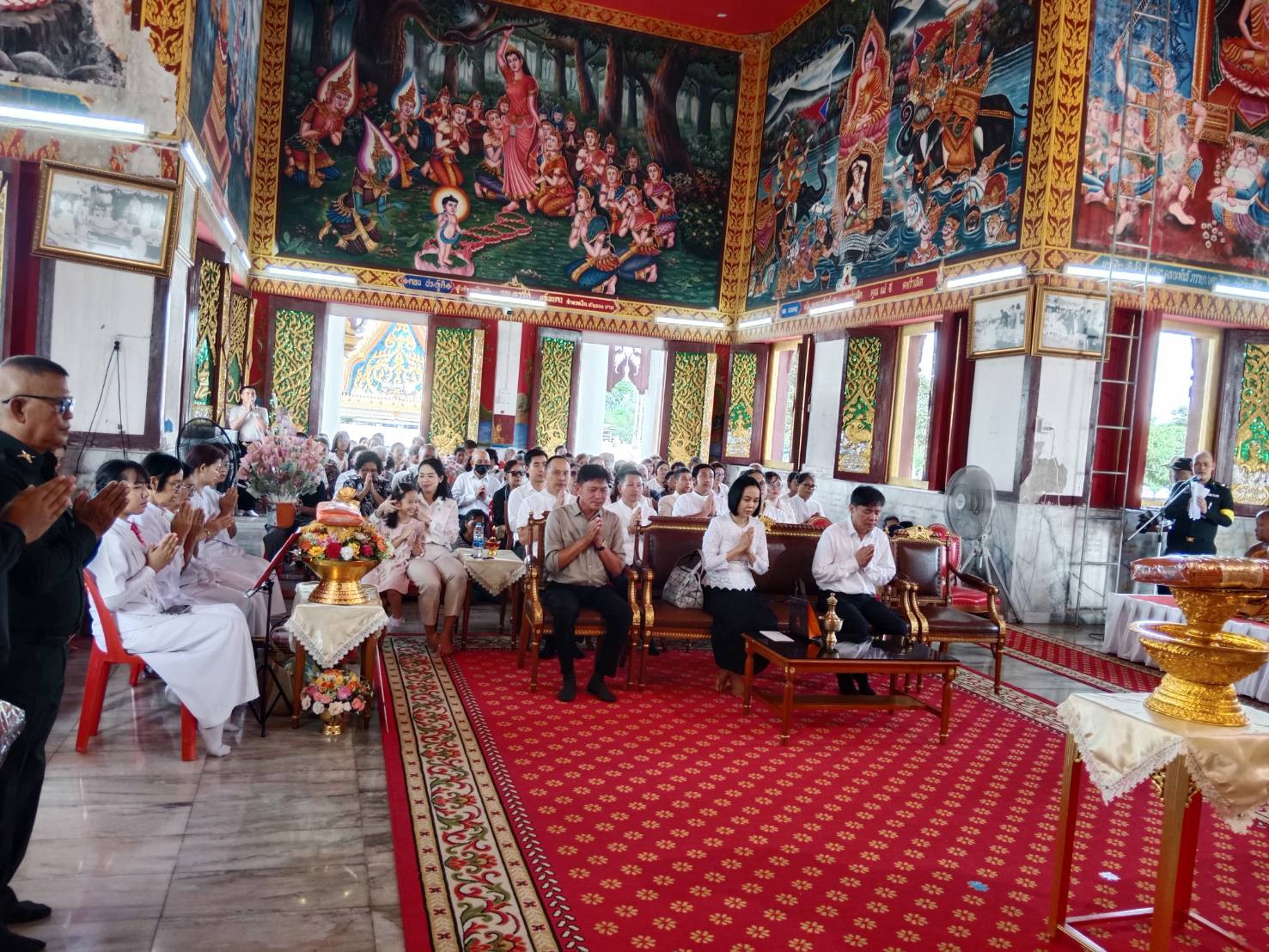 ภาพร่วมพิธีกรรมวัดวังก์พง