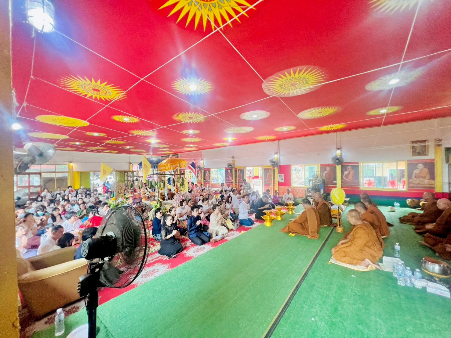 ภาพร่วมพิธีกรรมวัดทุ่งเดิ่นเวฬุวัน