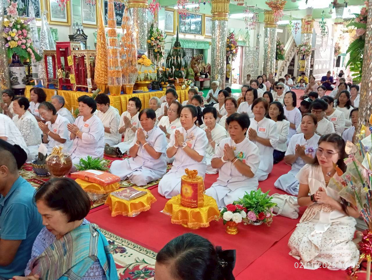 ภาพกล่าวคำถวายกฐินวัดพันทคีรี