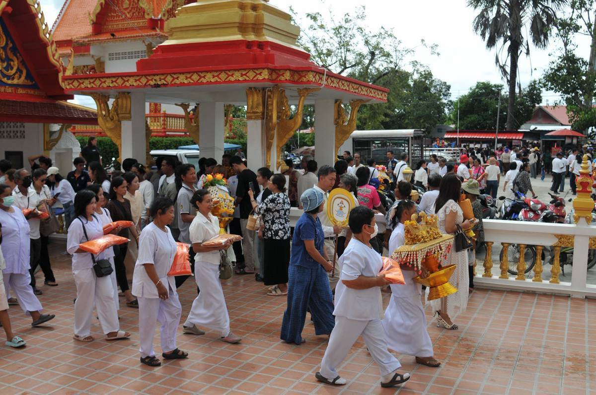 ภาพร่วมพิธีกรรมวัดดอนเจดีย์ราษฎร์บูรณะ