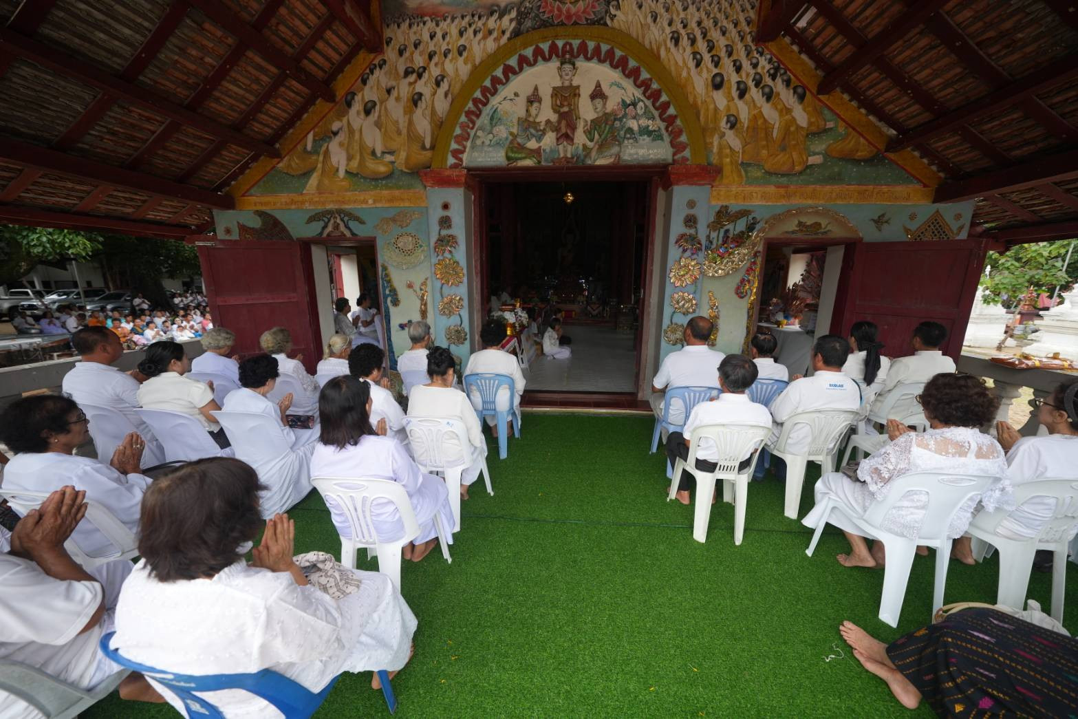 ภาพร่วมพิธีกรรมวัดท่าข้าม