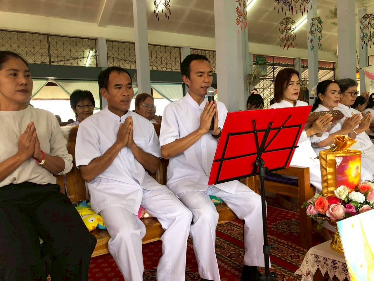 ภาพกล่าวคำถวายกฐินวัดลาดยาวใหม่
