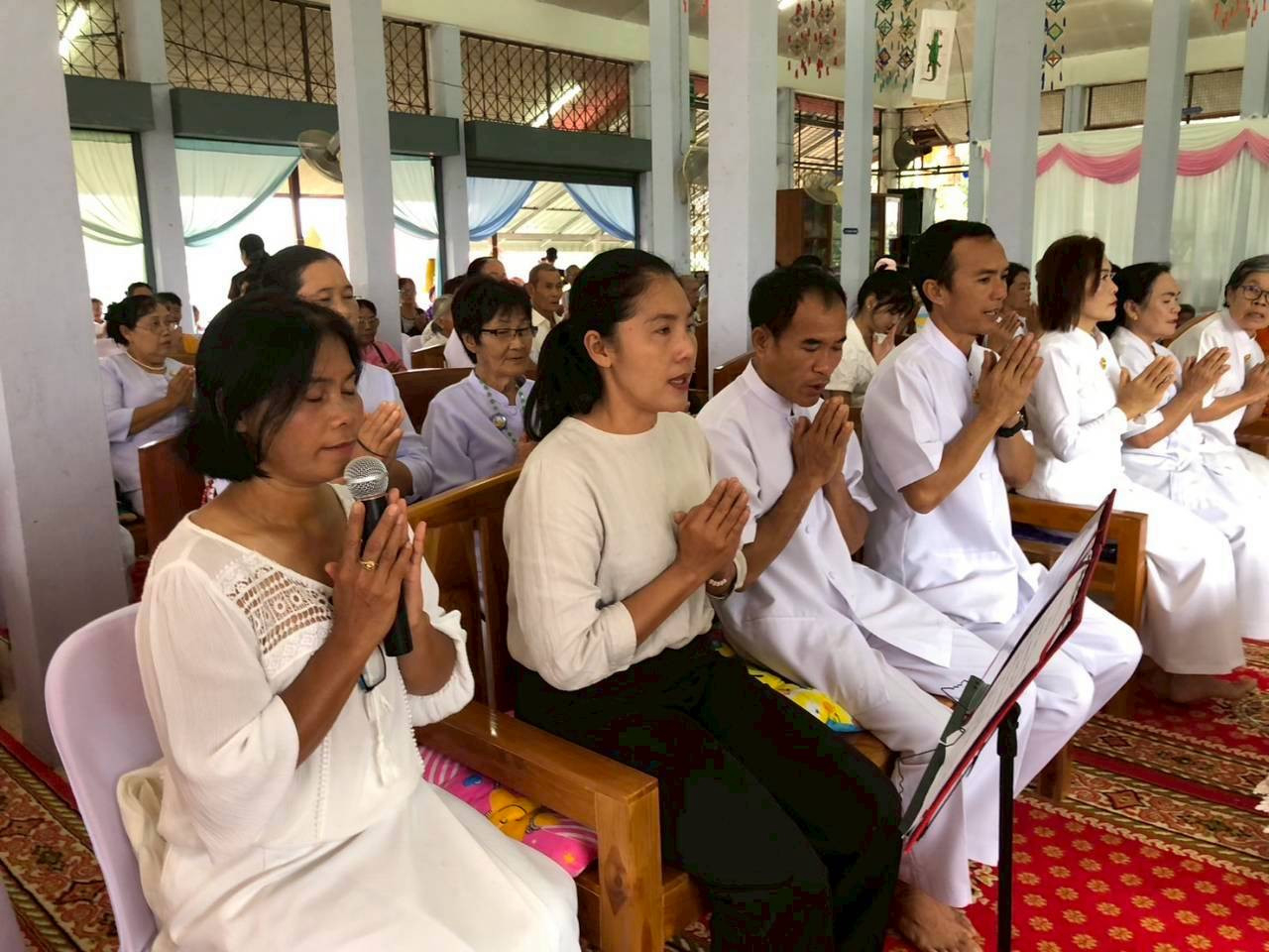 ภาพร่วมพิธีกรรมวัดลาดยาวใหม่