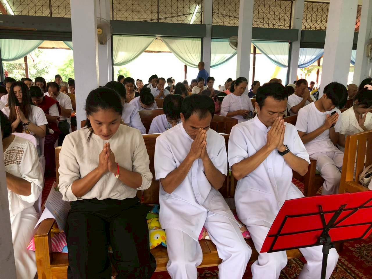 ภาพร่วมพิธีกรรมวัดลาดยาวใหม่