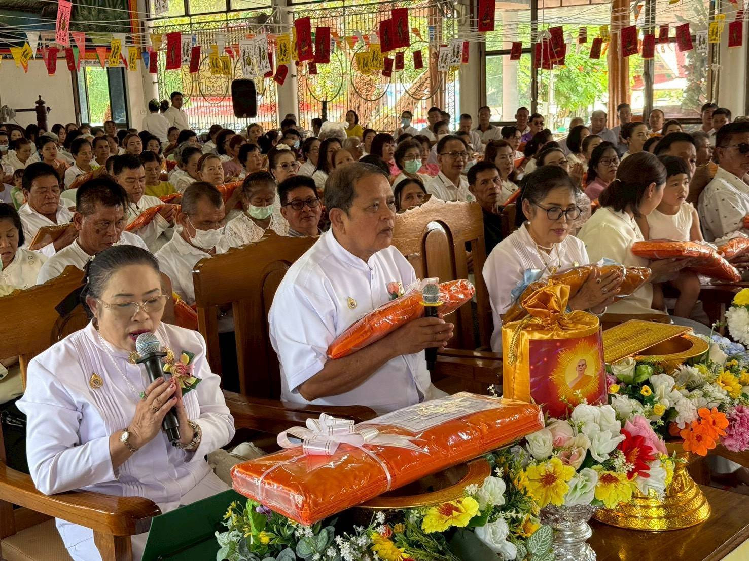 ภาพกล่าวคำถวายกฐินวัดใหม่คำมา