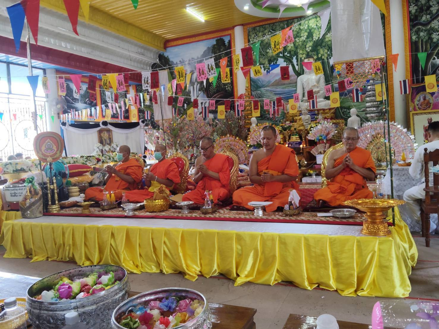 ภาพร่วมพิธีกรรมวัดใหม่คำมา