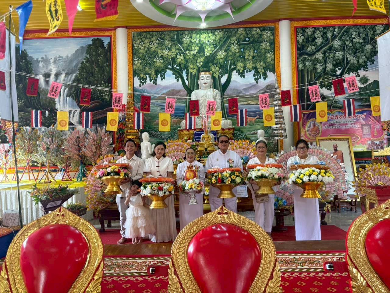 ภาพร่วมพิธีกรรมวัดใหม่คำมา