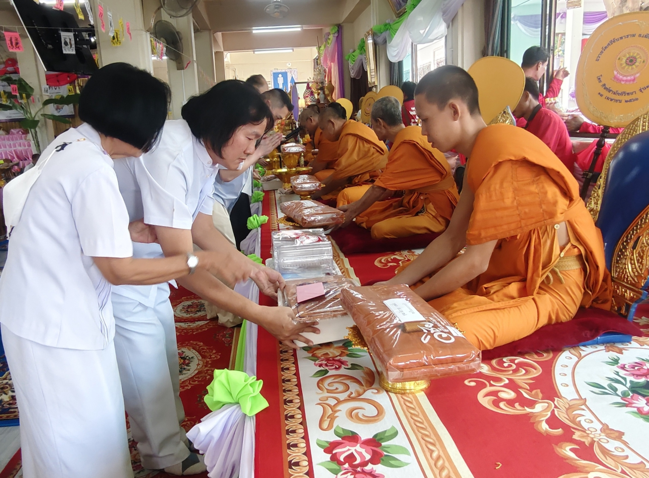 ภาพร่วมพิธีกรรมวัดศรีจันทาราม