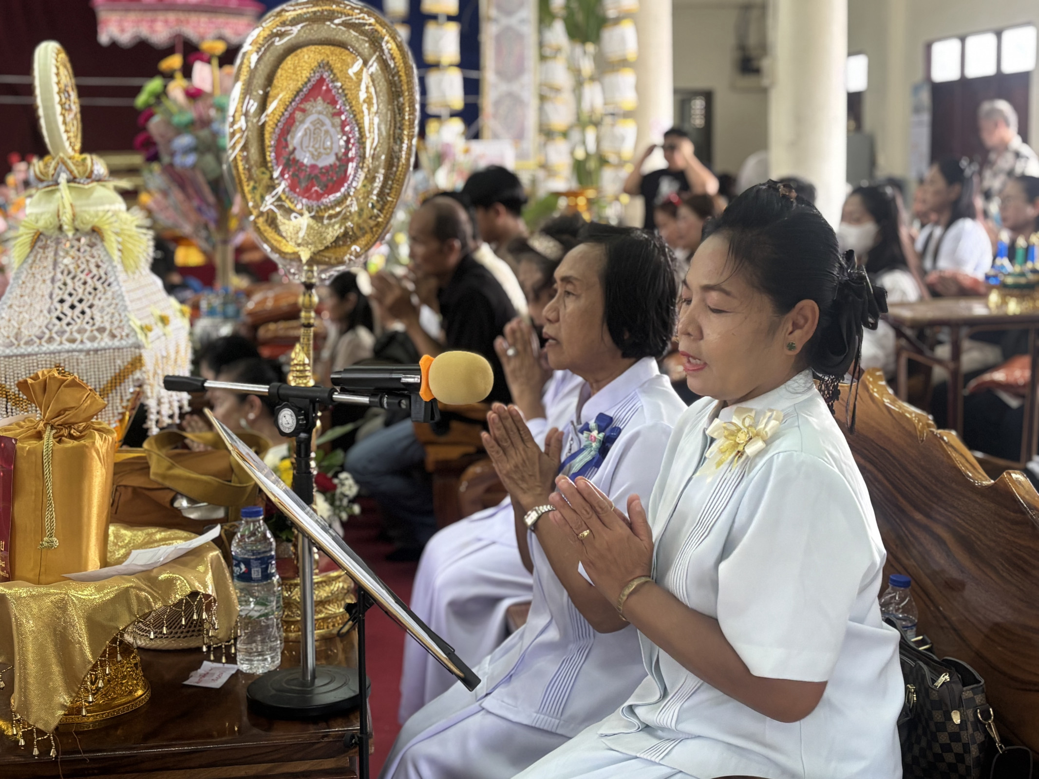 ภาพกล่าวคำถวายกฐินวัดเทพจันทร์ลอย