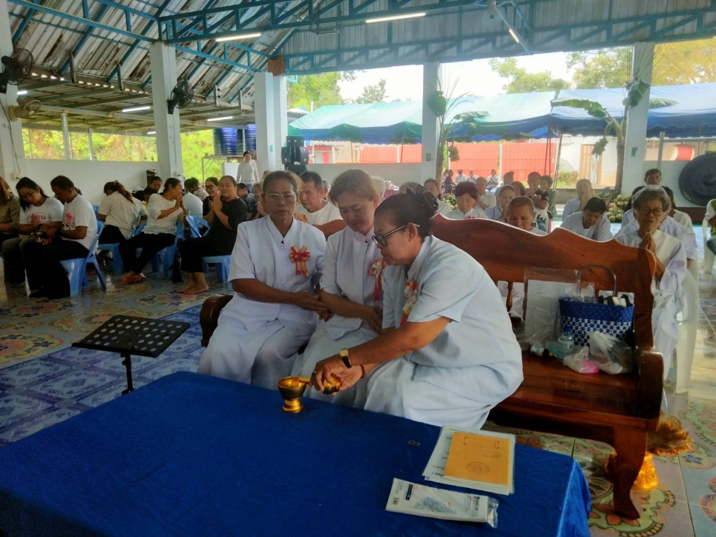 ภาพร่วมพิธีกรรมสำนักสงฆ์บรรพตมณี(เขาหลอด)