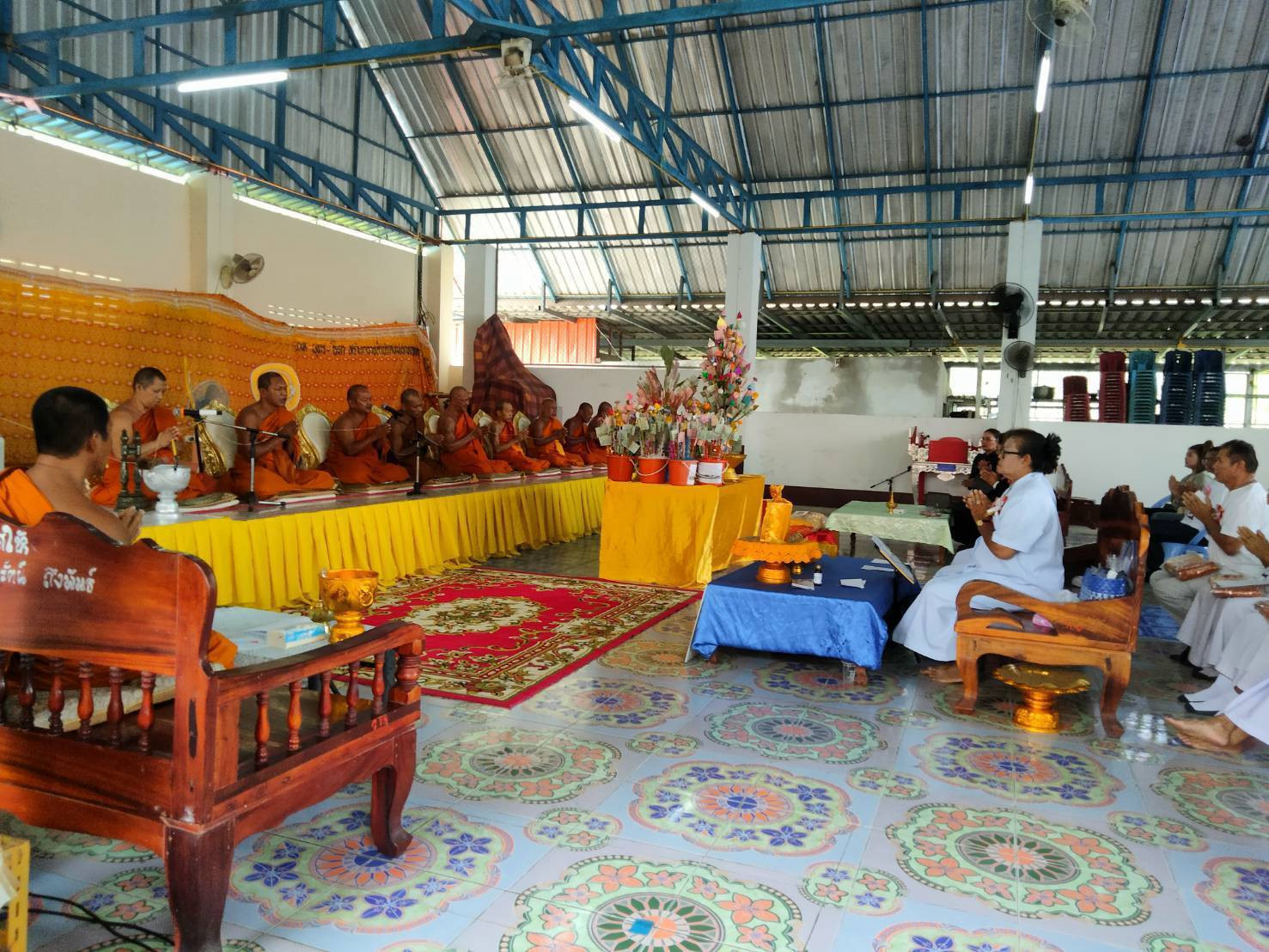 ภาพร่วมพิธีกรรมสำนักสงฆ์บรรพตมณี(เขาหลอด)