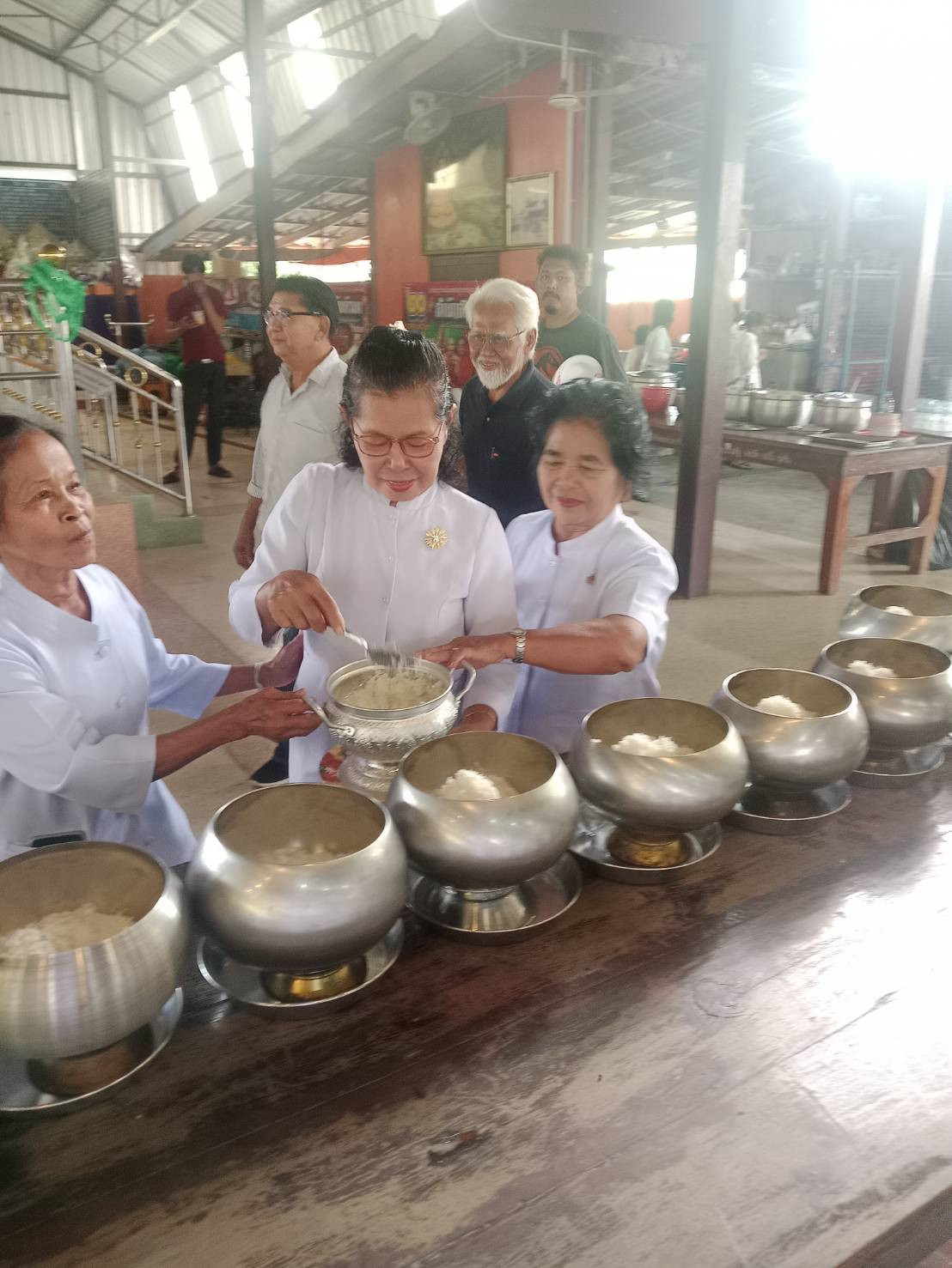 ภาพร่วมพิธีกรรมสำนักสงฆ์หัวเขา