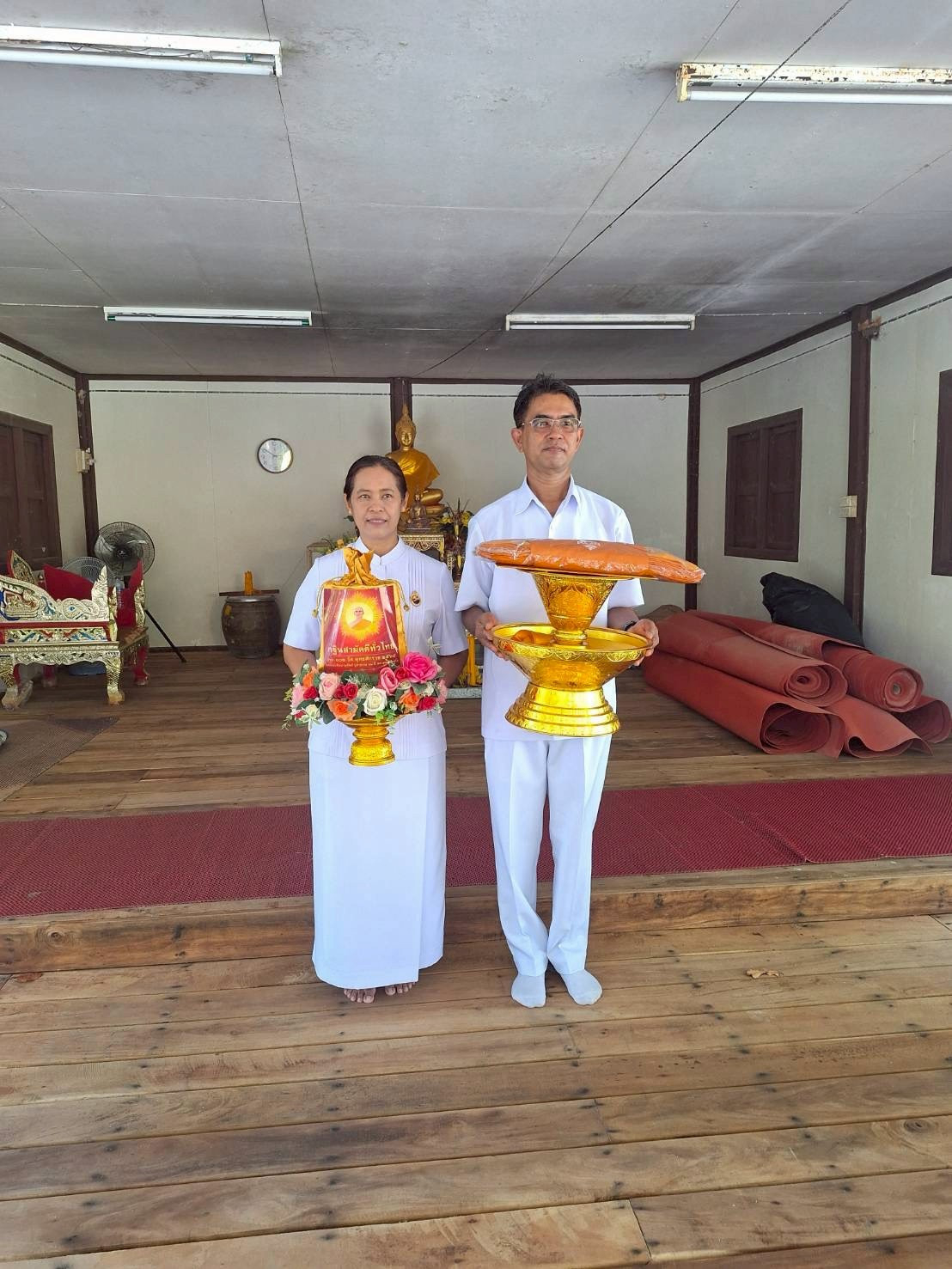 ภาพร่วมพิธีกรรมวัดรัตนานุสรณ์
