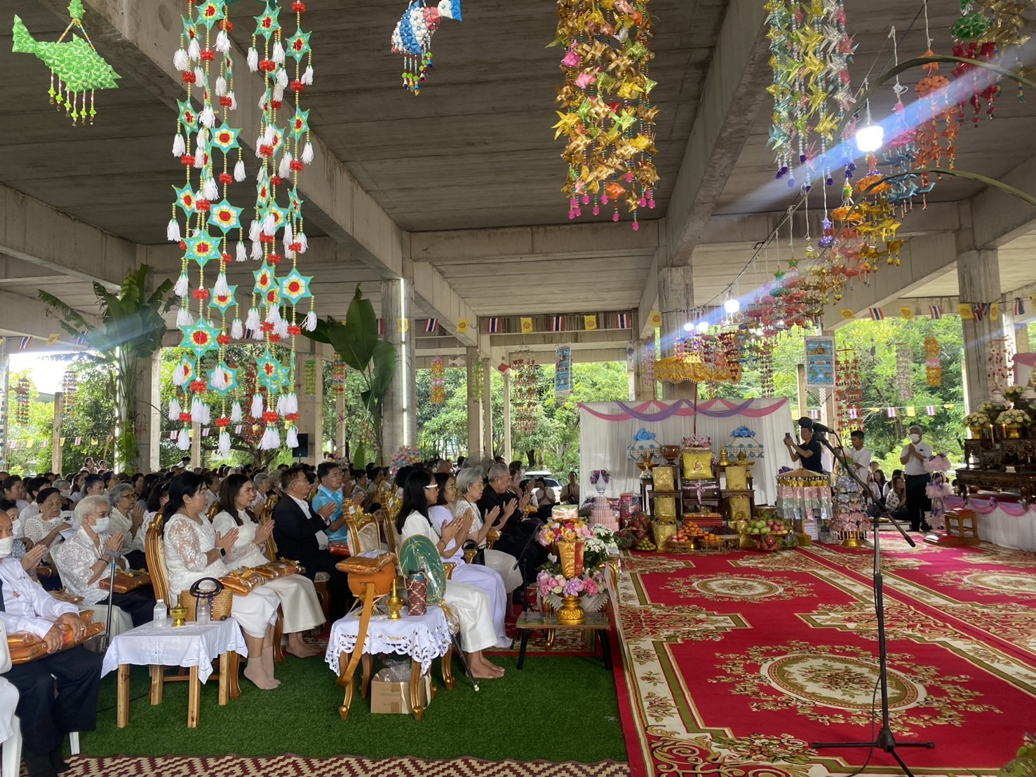 ภาพร่วมพิธีกรรมวัดสายอำพันธ์เอมสาร