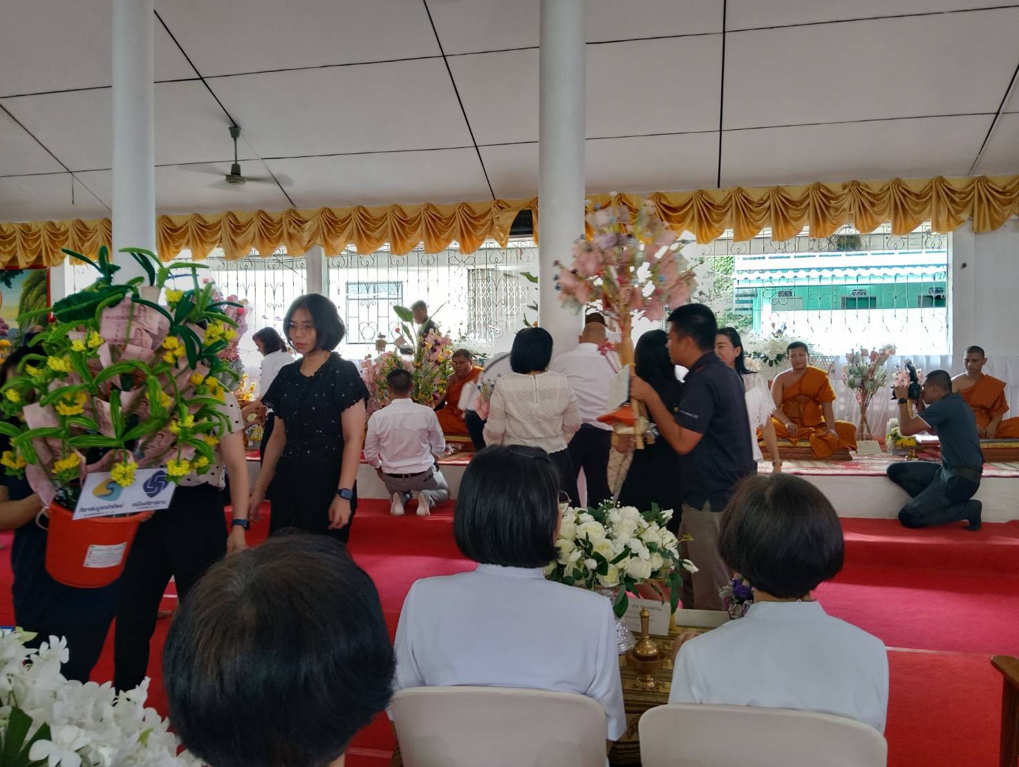 ภาพร่วมพิธีกรรมวัดสระเศรษฐีปรีชาราษฎร์