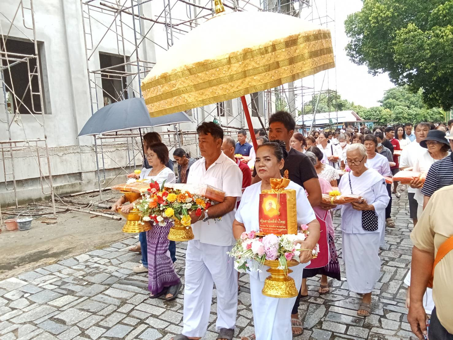 ภาพร่วมขบวนกฐินวัดบวรประชาสัคค์ (หนองบอน)