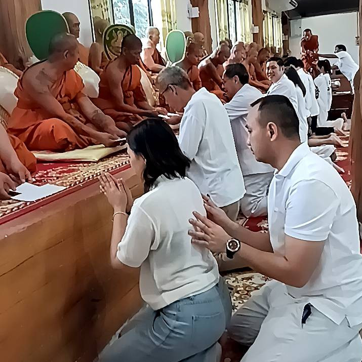 ภาพร่วมพิธีกรรมวัดชัยมงคลวนาราม